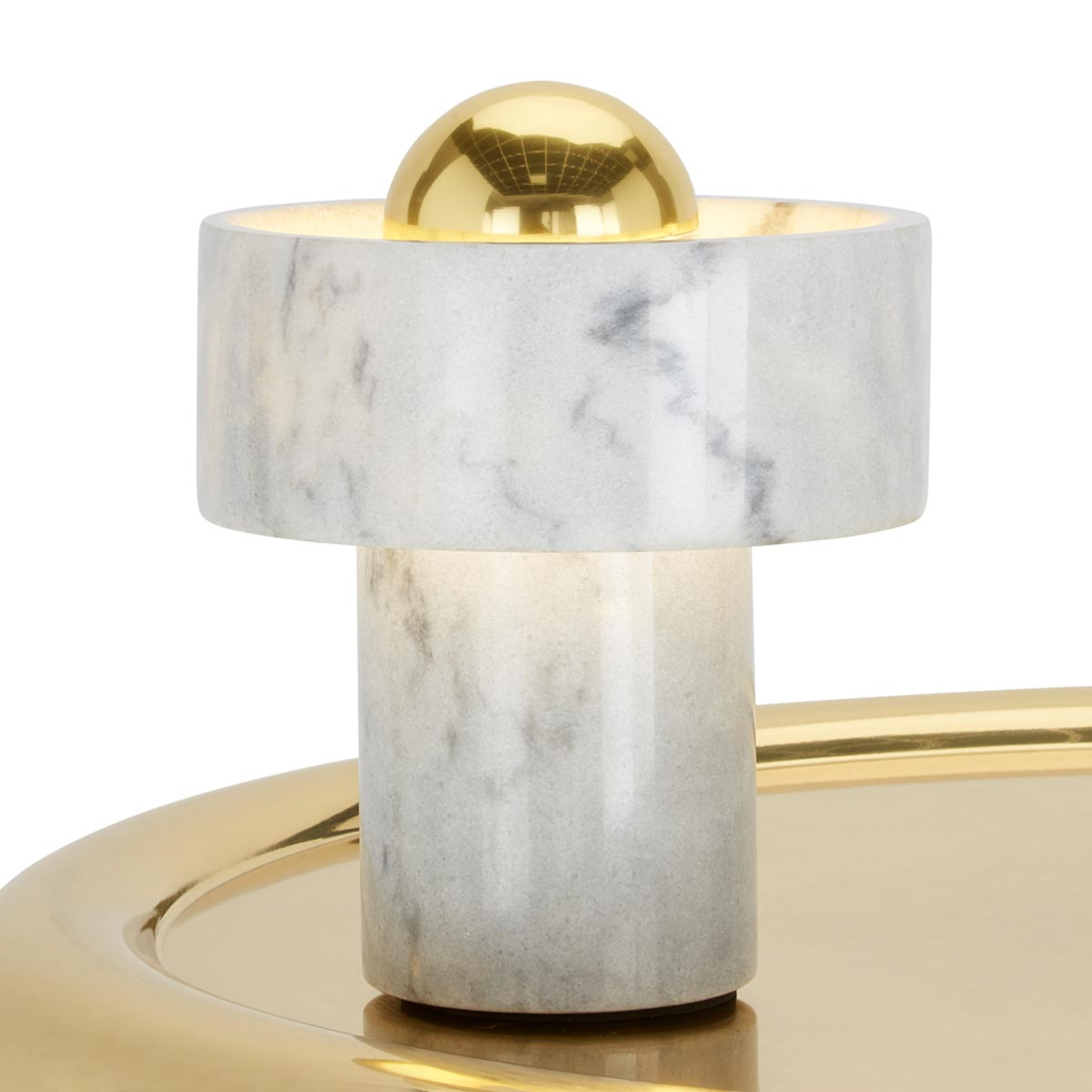 Tom Dixon Stone Table – stolná lampa z mramoru
