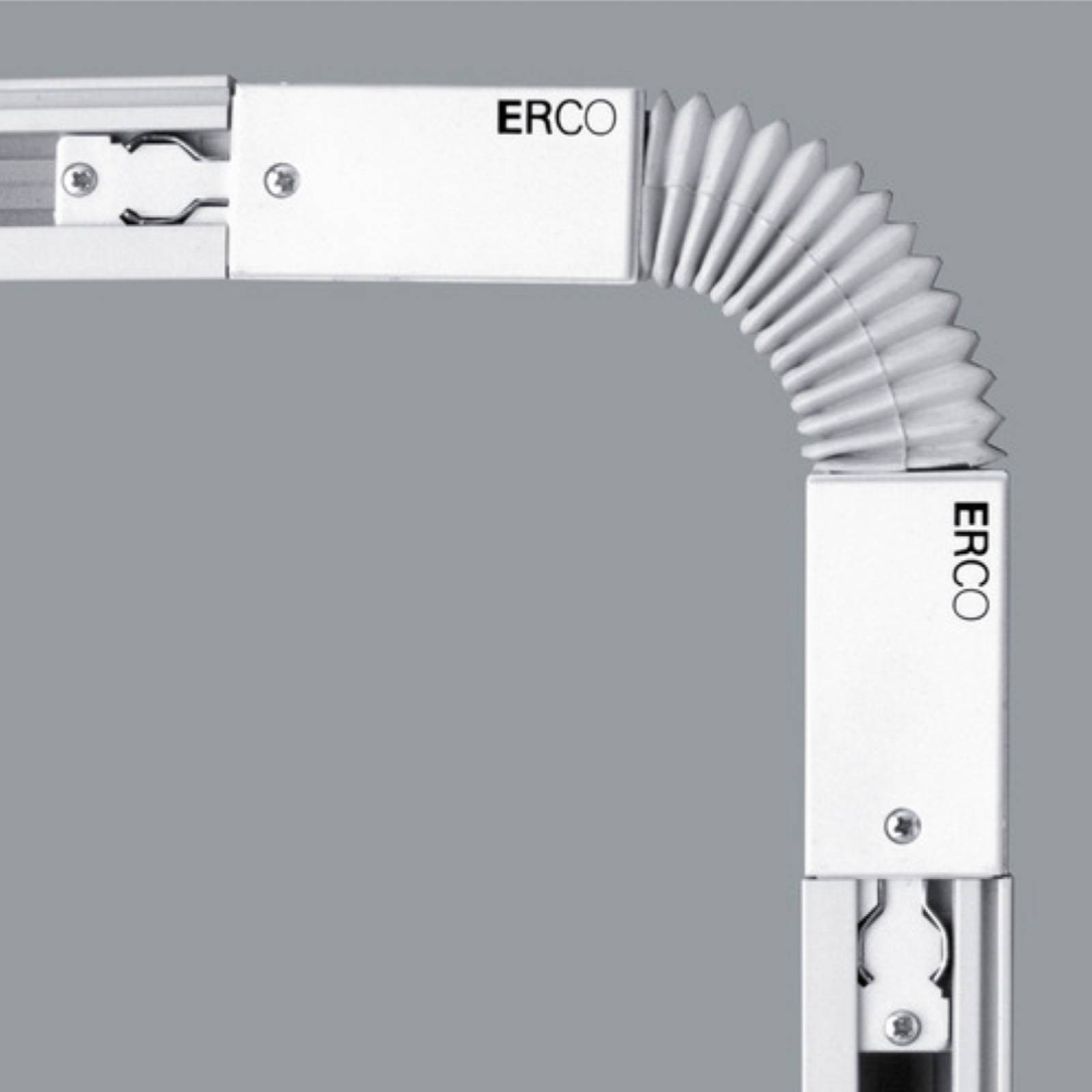 Image of ERCO raccord flexible rail triphasé blanc 