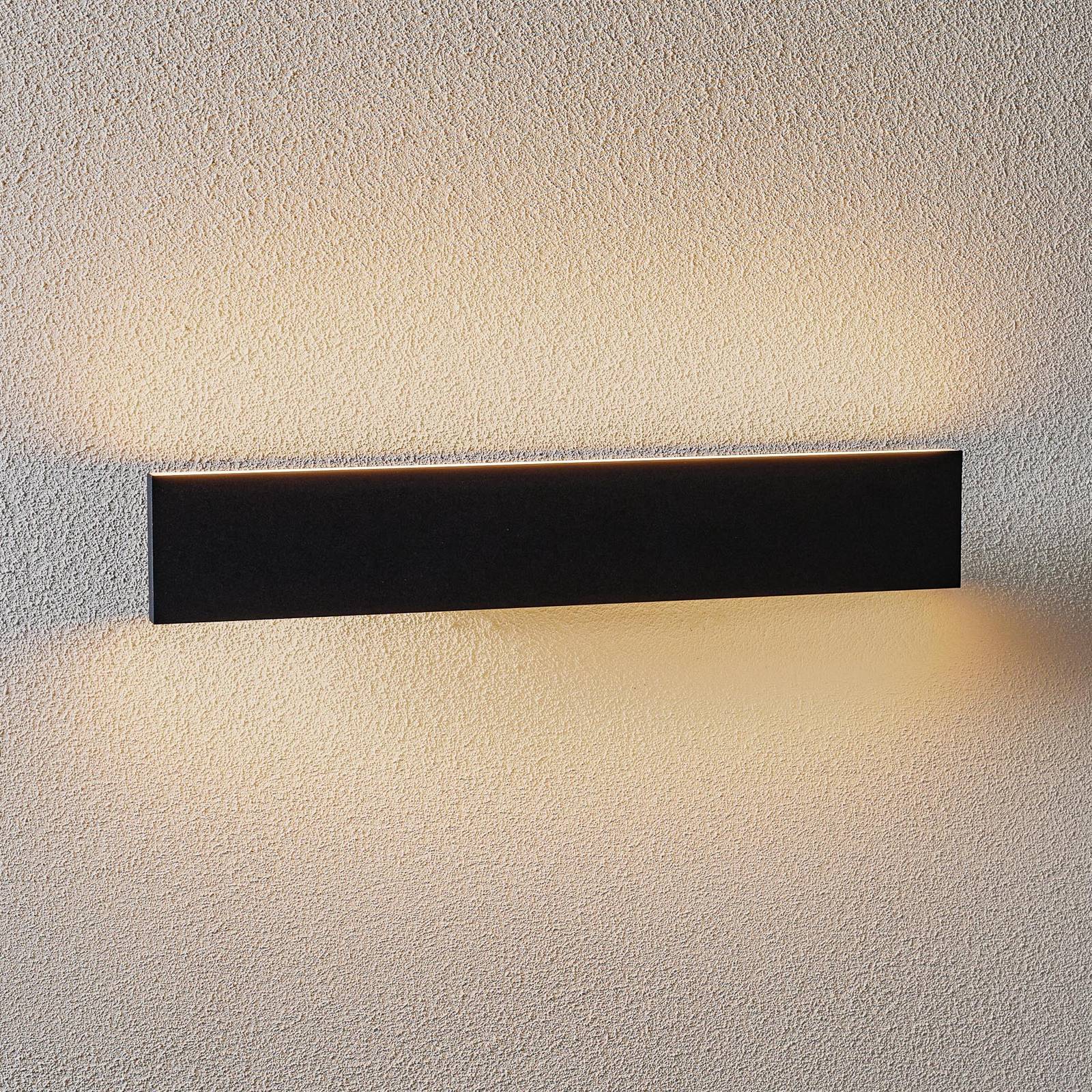Concha LED-væglampe, 47 cm, antracit (4017807433425)