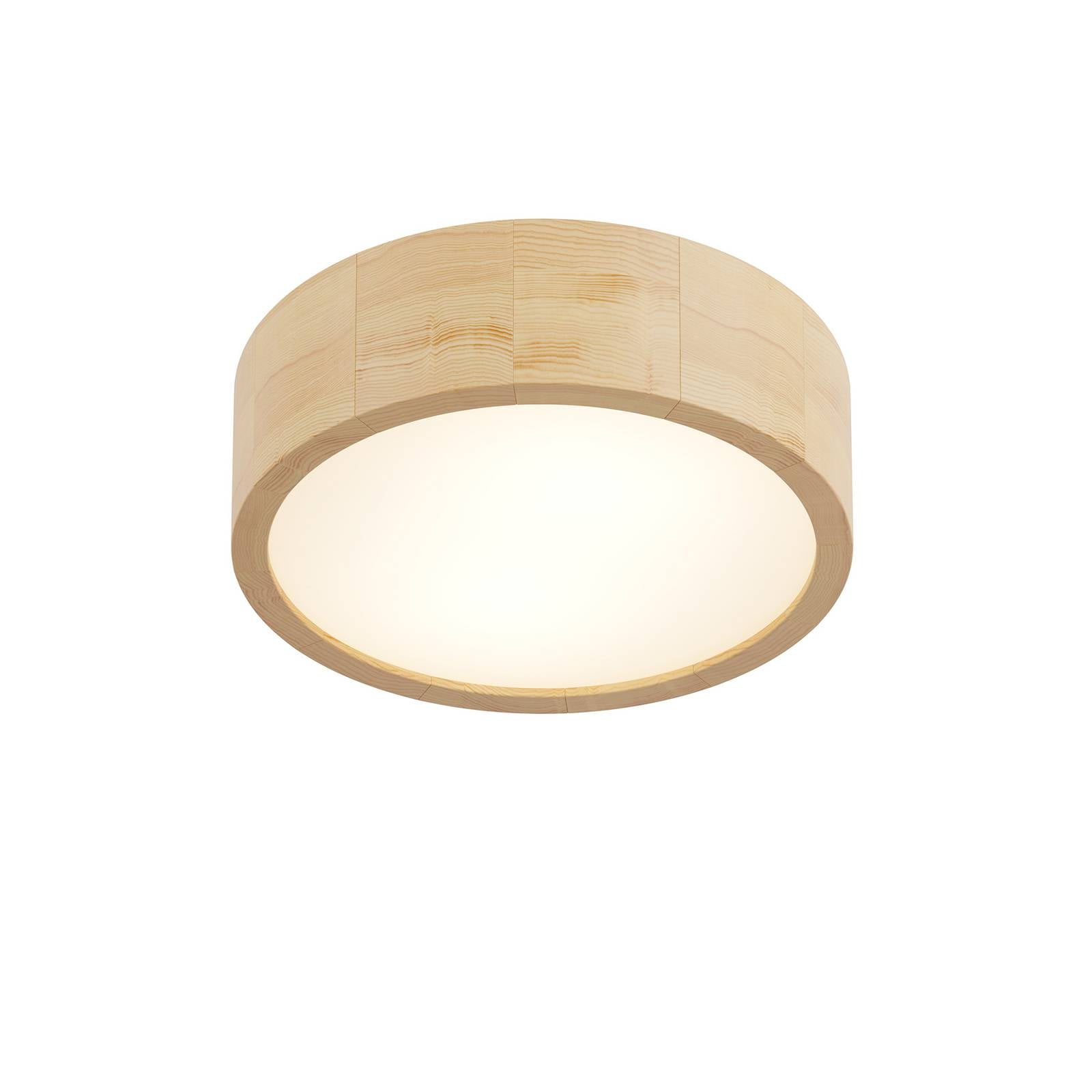 Deckenleuchte Cleo, Ø 27,5cm, Kiefernholz, E27