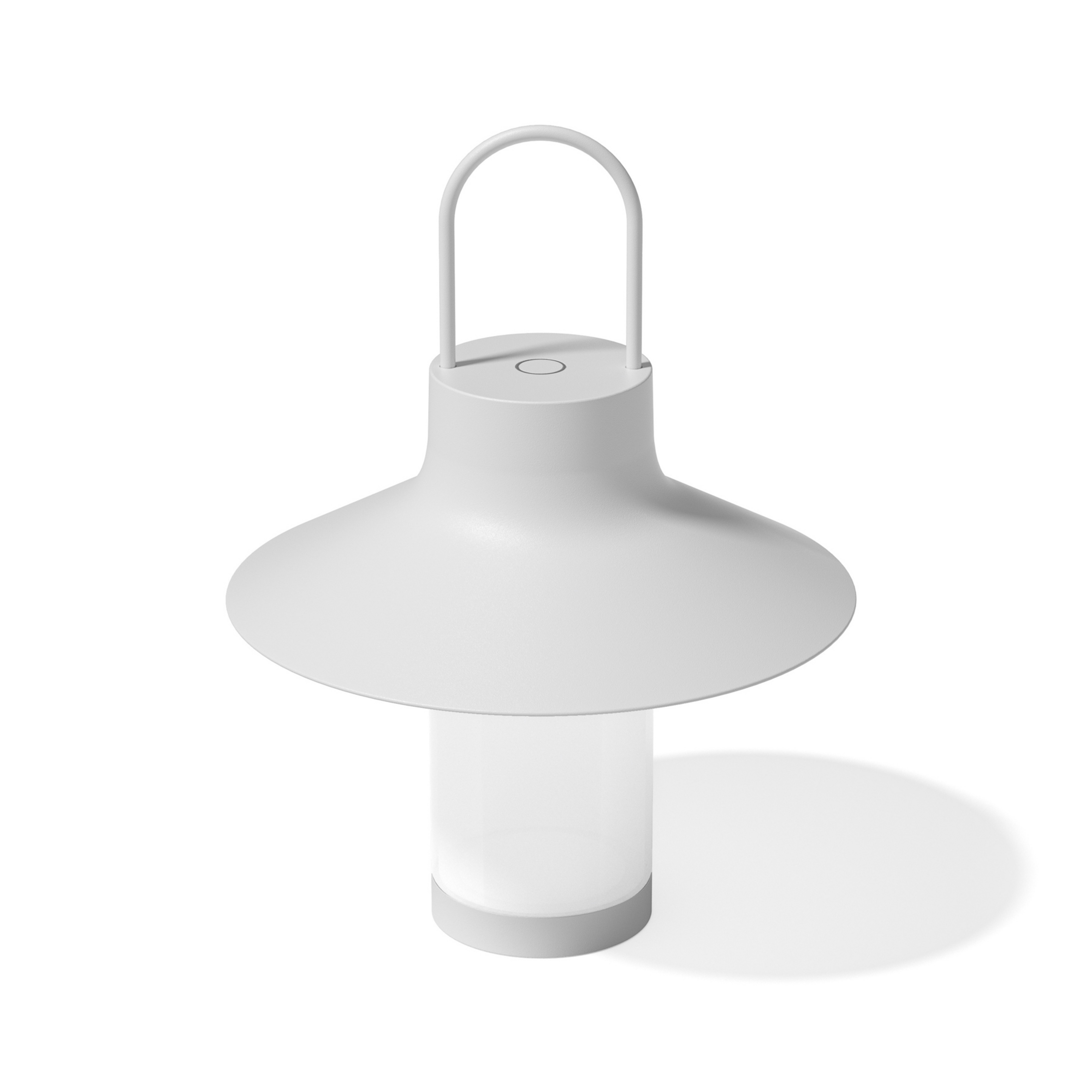 Shadow Portable Table Lamp L White - LOOM DESIGN