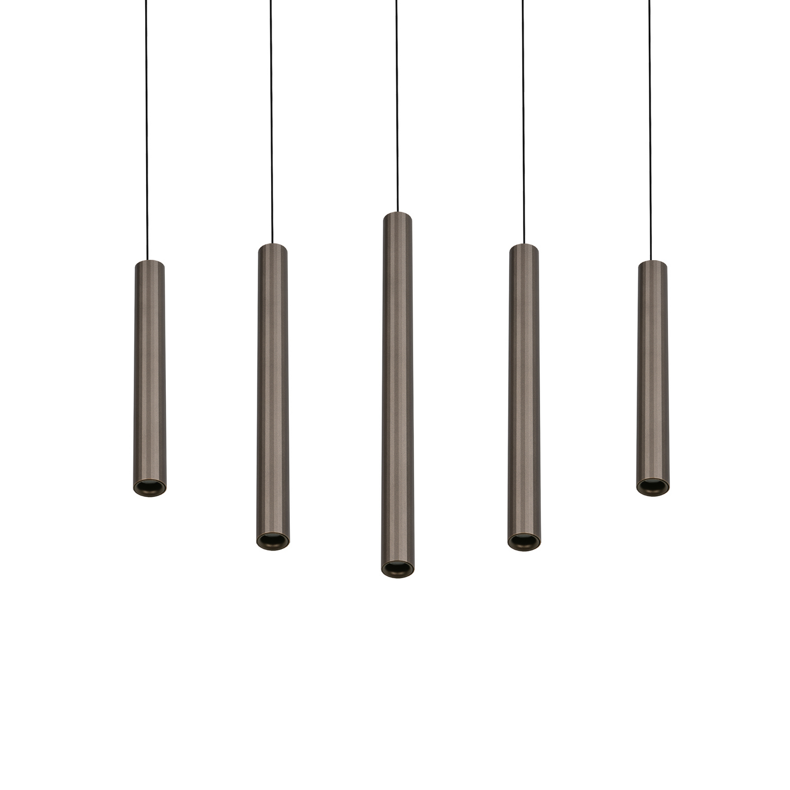 LED piekaramā lampa „Arimato“, garums 94 cm, platīna krāsas metāls, CCT LED piekaramā lampa „Arimato“, garums 94 cm, platīna krāsas metāls, CCT
