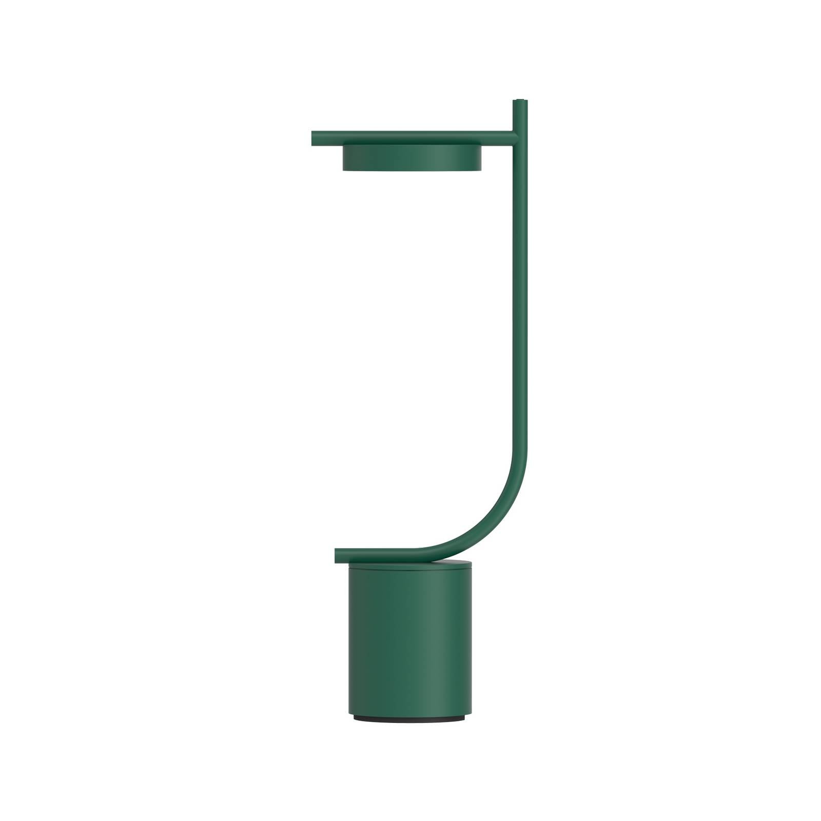 Stolová LED lampa GRUPA s akumulátorem Igram, zelená, 40 cm, IP44