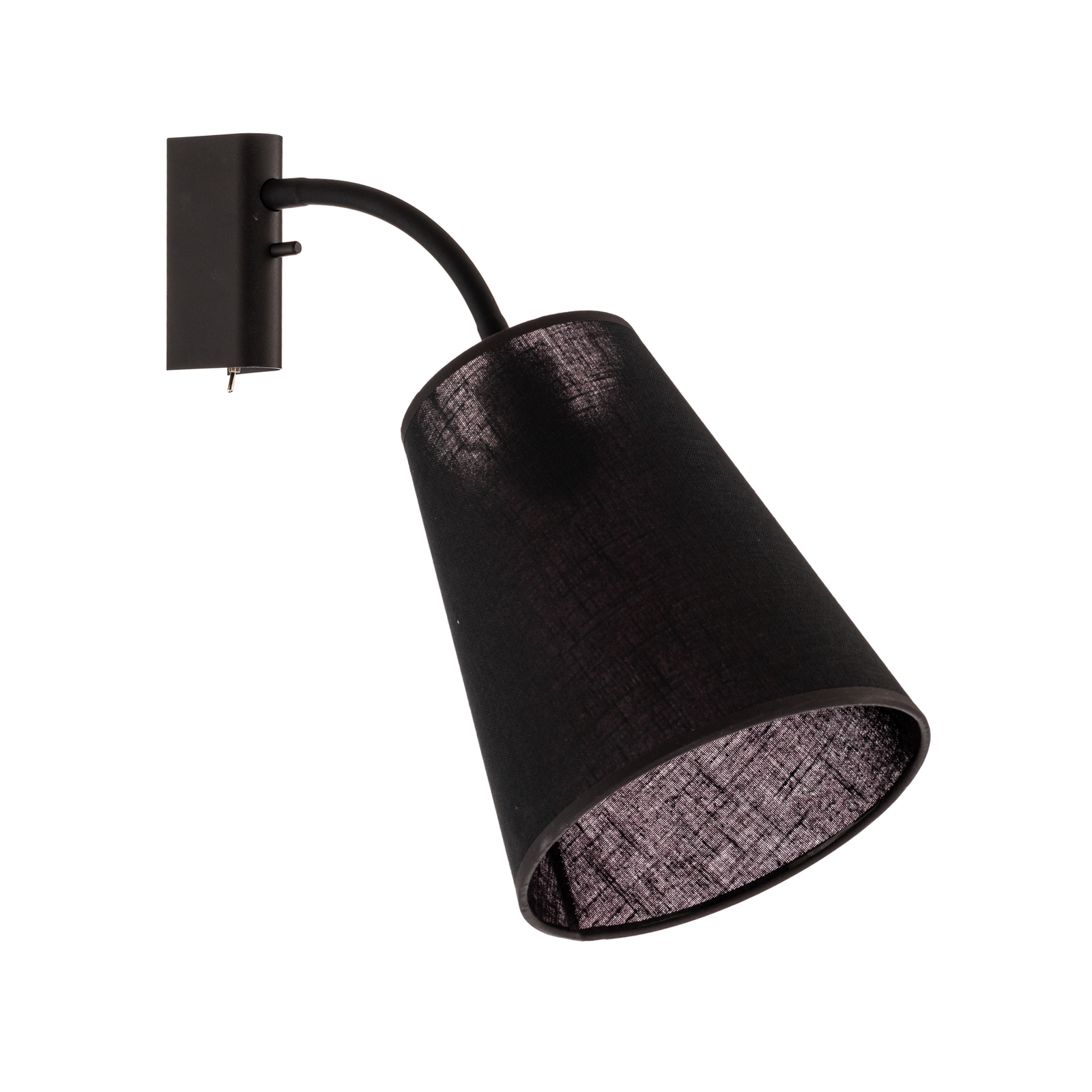Flex Shade wandlamp, verplaatsbaar, zwart
