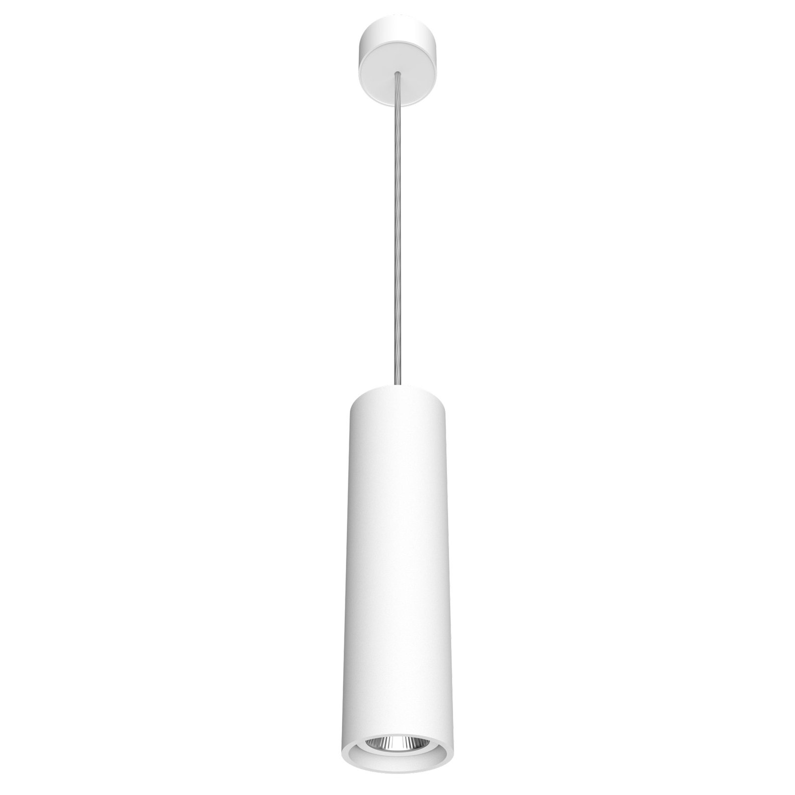 LED pendel Fuzzy Ø8cm 15W 830 wit opbouw baldakijn