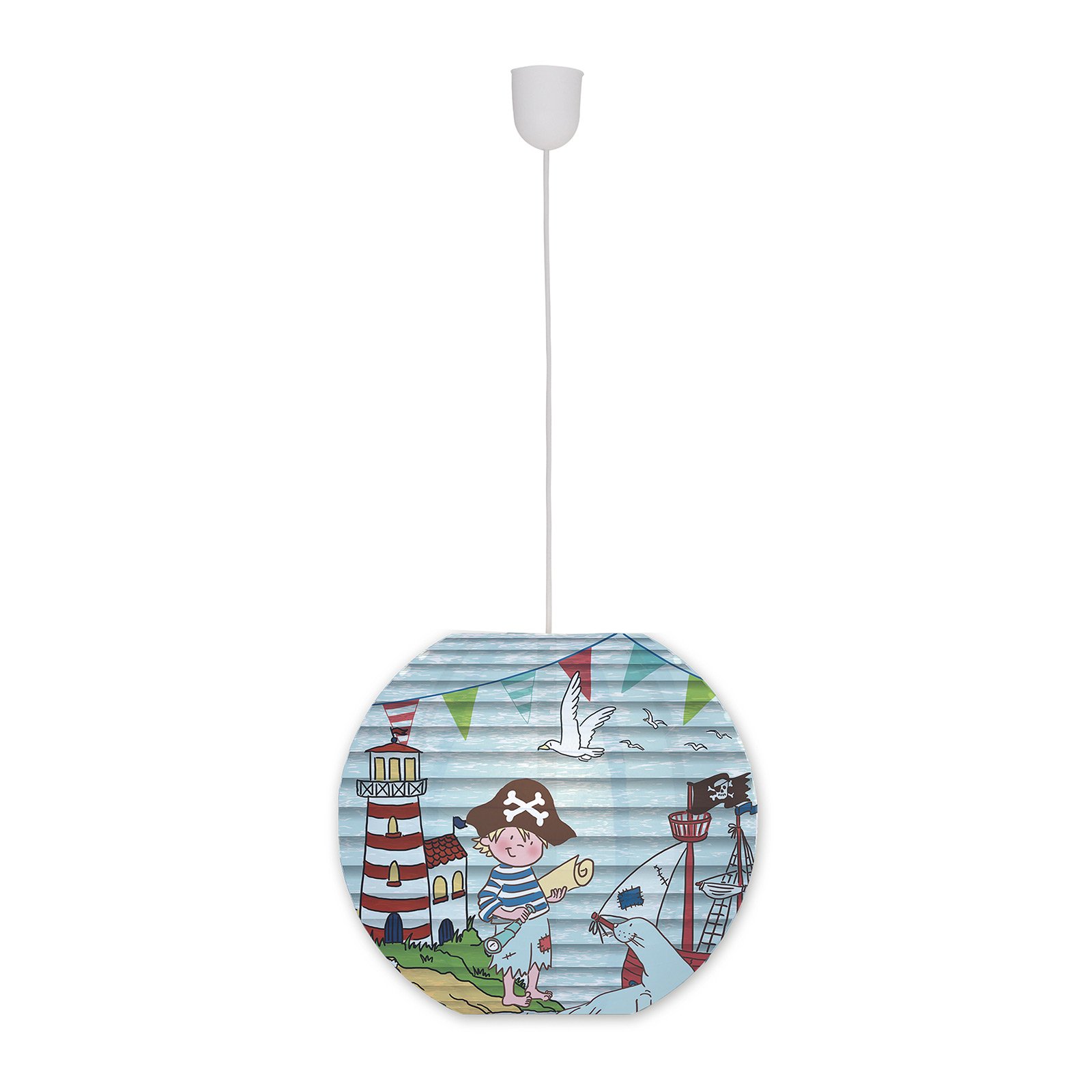 4120607 pendant light with pirate motif