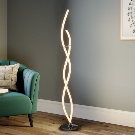 Lucande Wewa LED-Stehleuchte, mit Dimmer