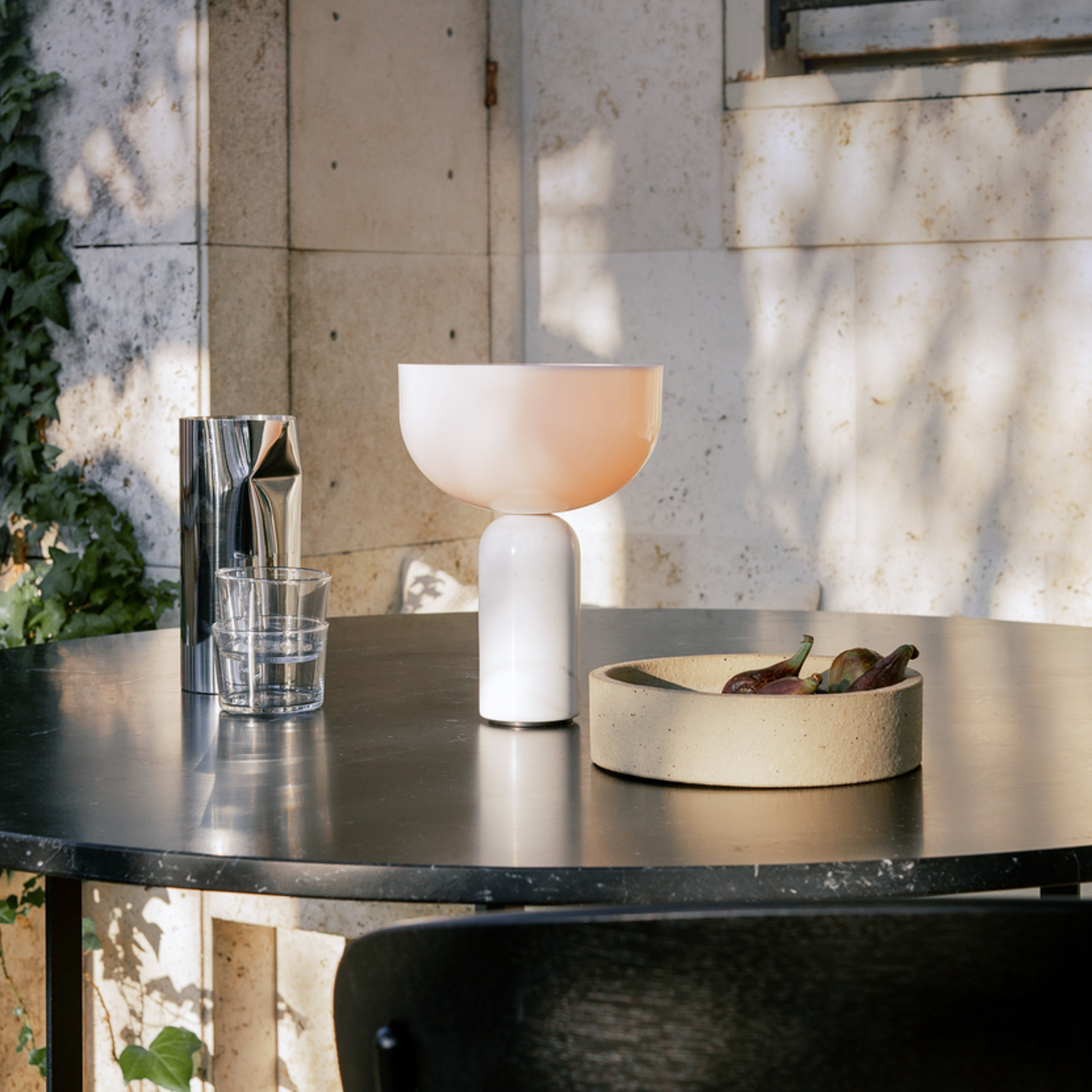Kizu Portable Table Lamp White - New Works