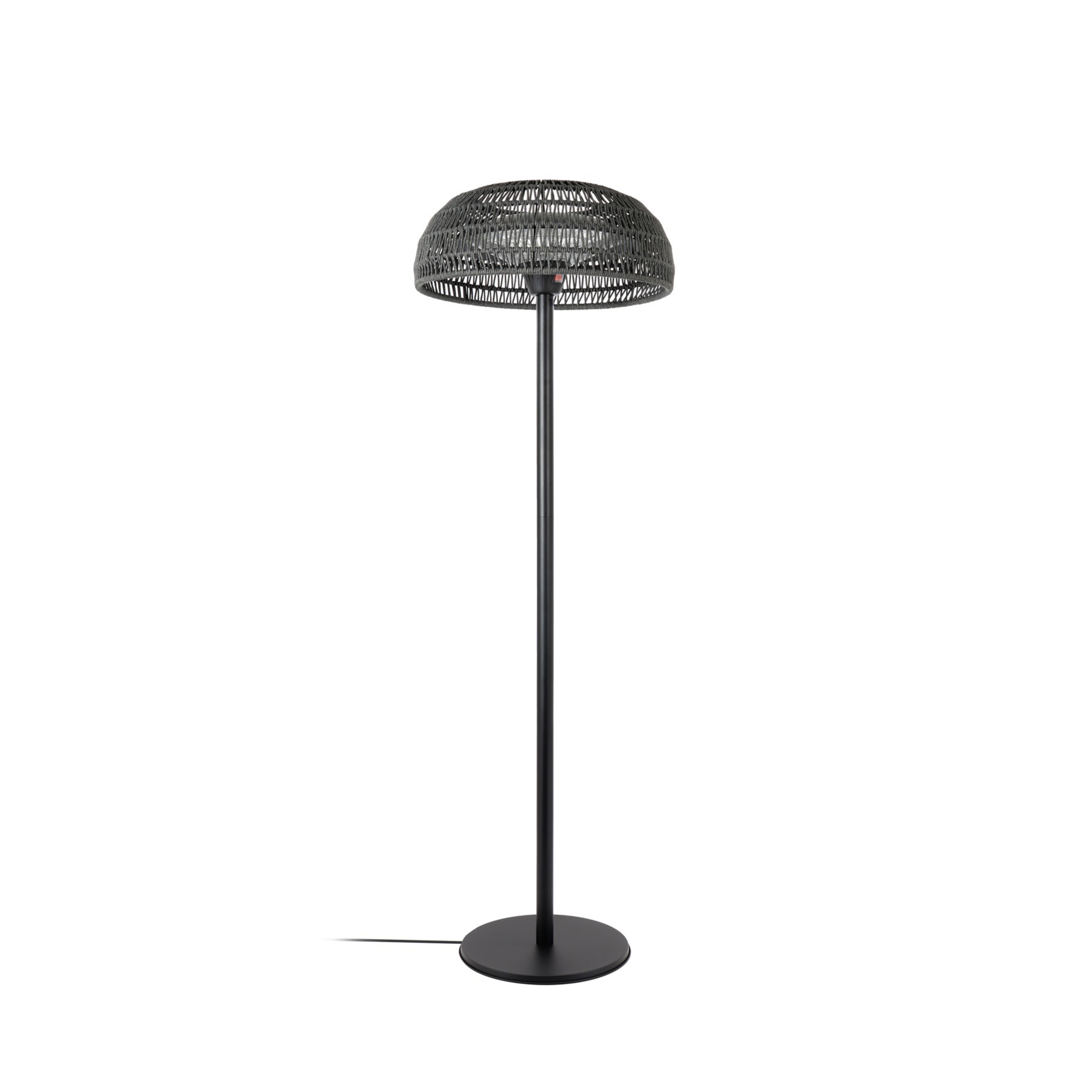 Radiateur rayonnant sur pied Calenza, noir, 200 cm, 3 niveaux, IP44 - Lucande