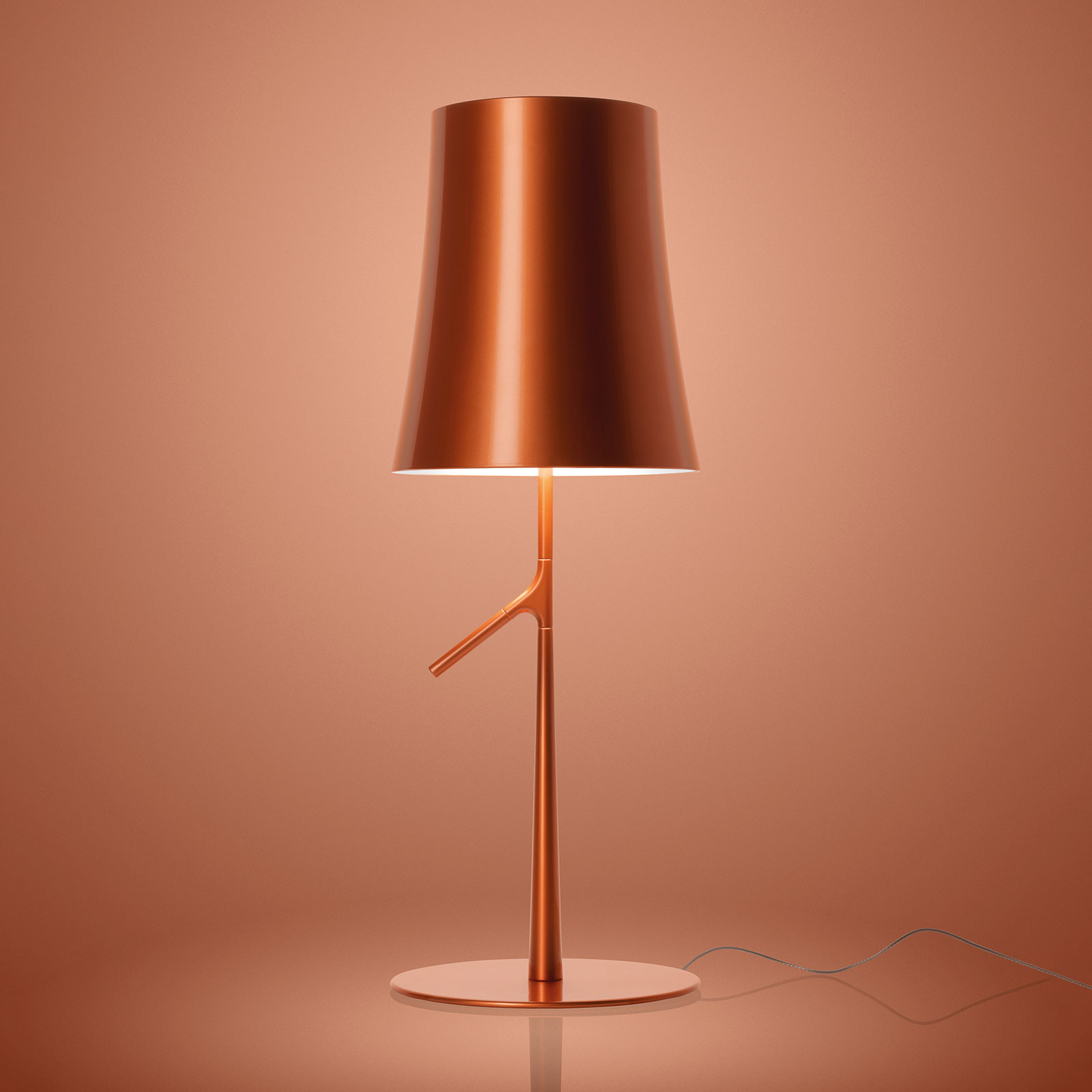 Foscarini Birdie LED piccola table lamp, copper