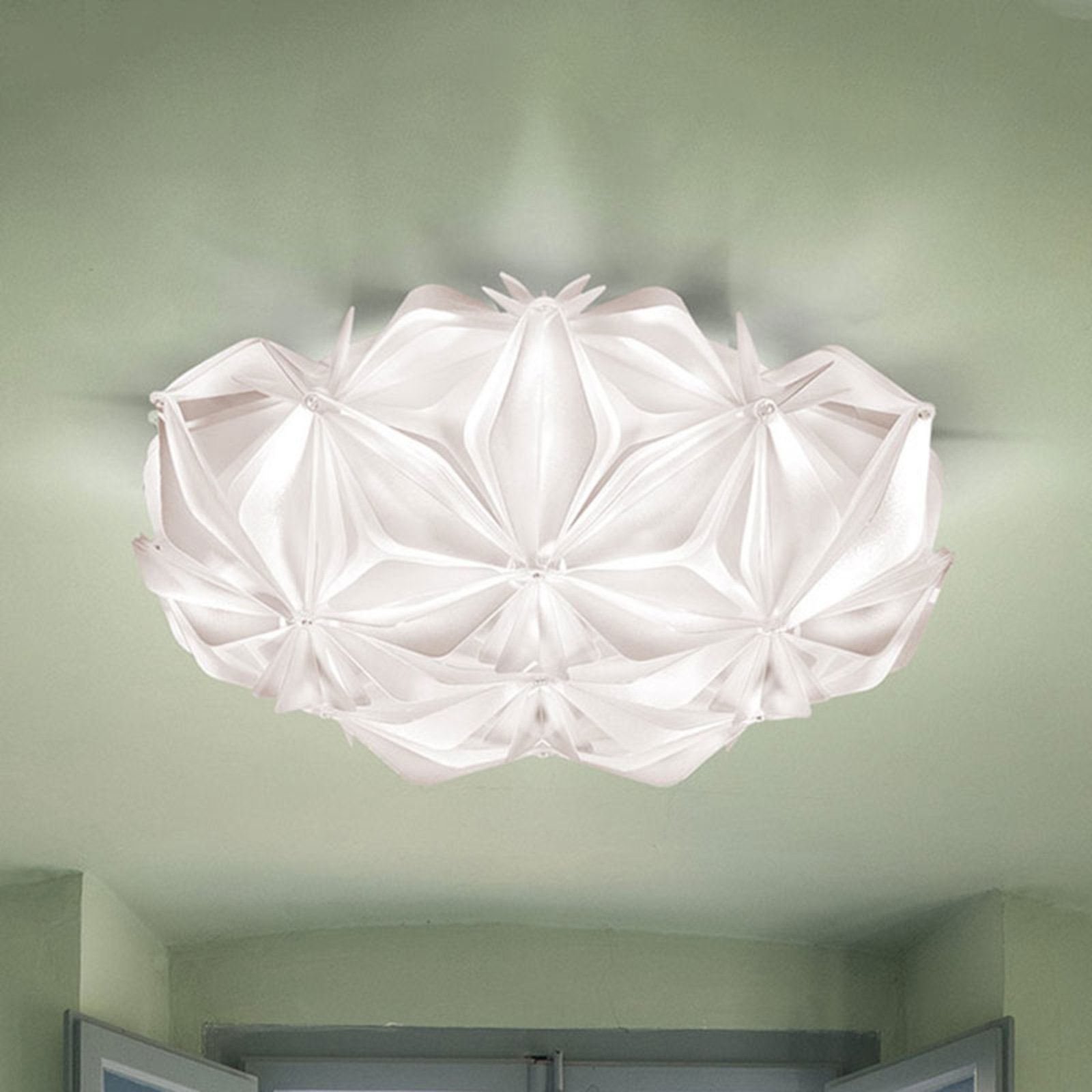 Slamp La Vie M ceiling light, 47 cm wide, white