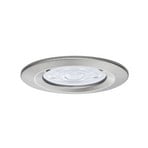 Paulmann indbygningslampe NOVA, jern, Ø 8 cm, fast, 2.700 K