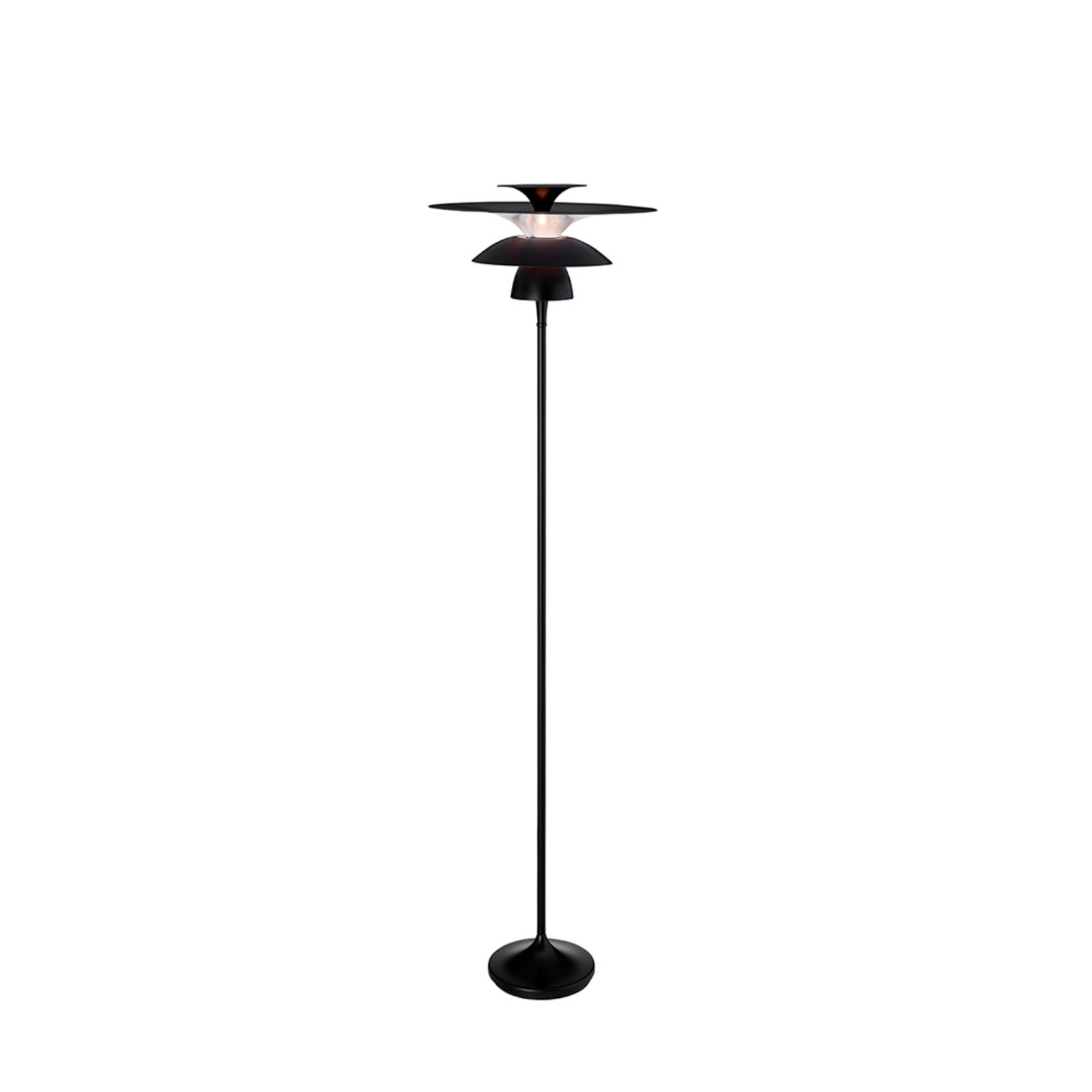 Picasso LED Lámpara de Pie Ø380 Negro Mate - Belid