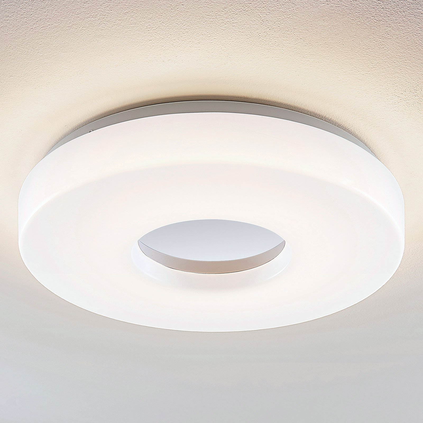 Lindby Florentina LED-kattolamppu, rengas, 41 cm
