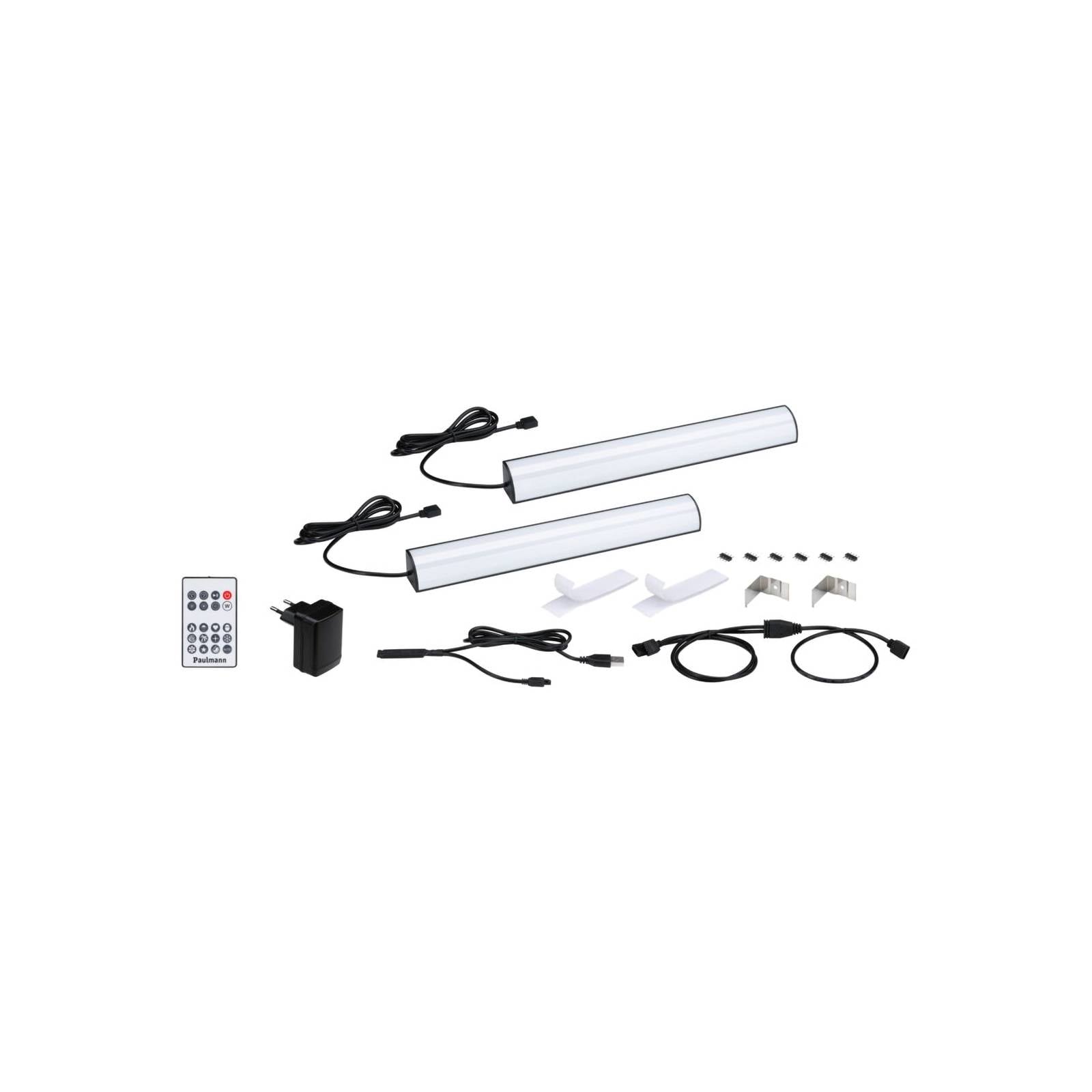 Paulmann EntertainLED Lightbar, RGB, 30cm, 2er-Set