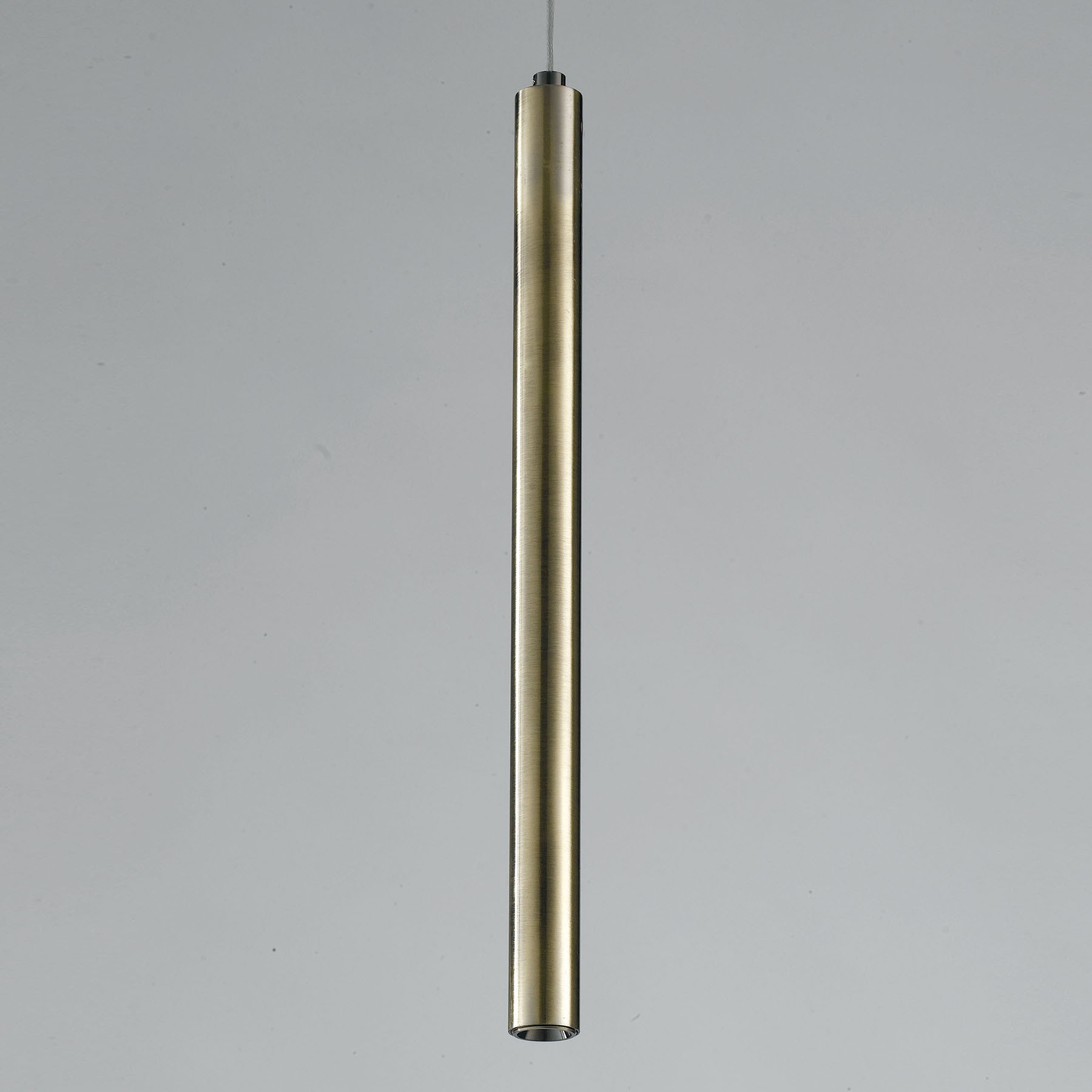 Eco-Light Oboe LED track pendant lamp 3.5 W 3,000 K bronze, for Living / Dining Room, aluminium, 3.5 W, energy efficiency: A+, H: 35 cm