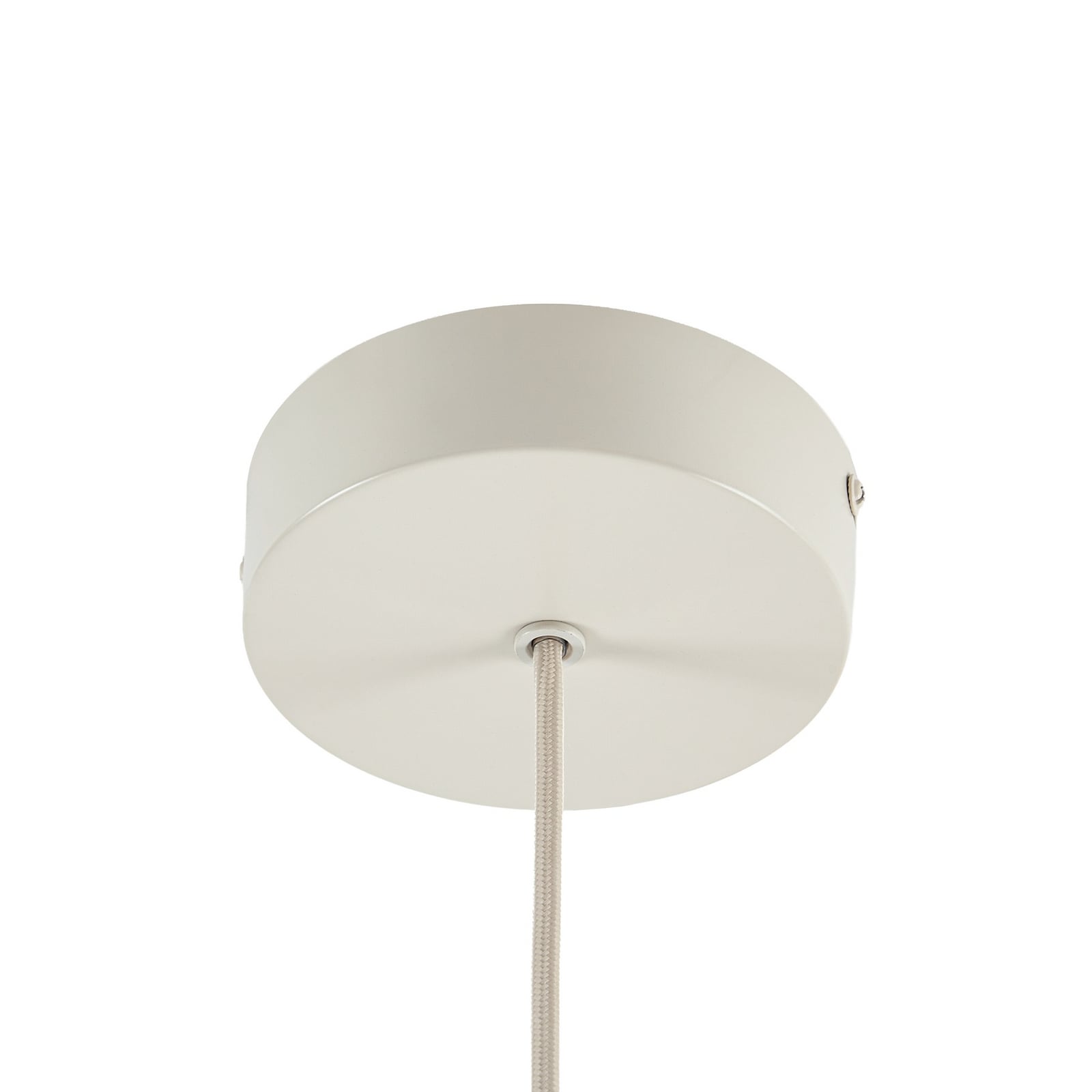Závěsné světlo NOLA Rico, béžové, Ø 38 cm, kov/sklo Závěsné světlo NOLA Rico, béžové, Ø 38 cm, kov/sklo