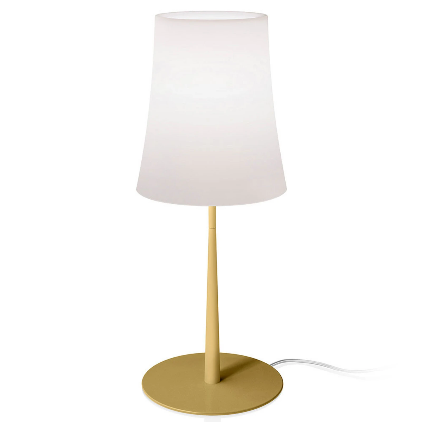 Foscarini Birdie Easy Grande stolová lampa žltá