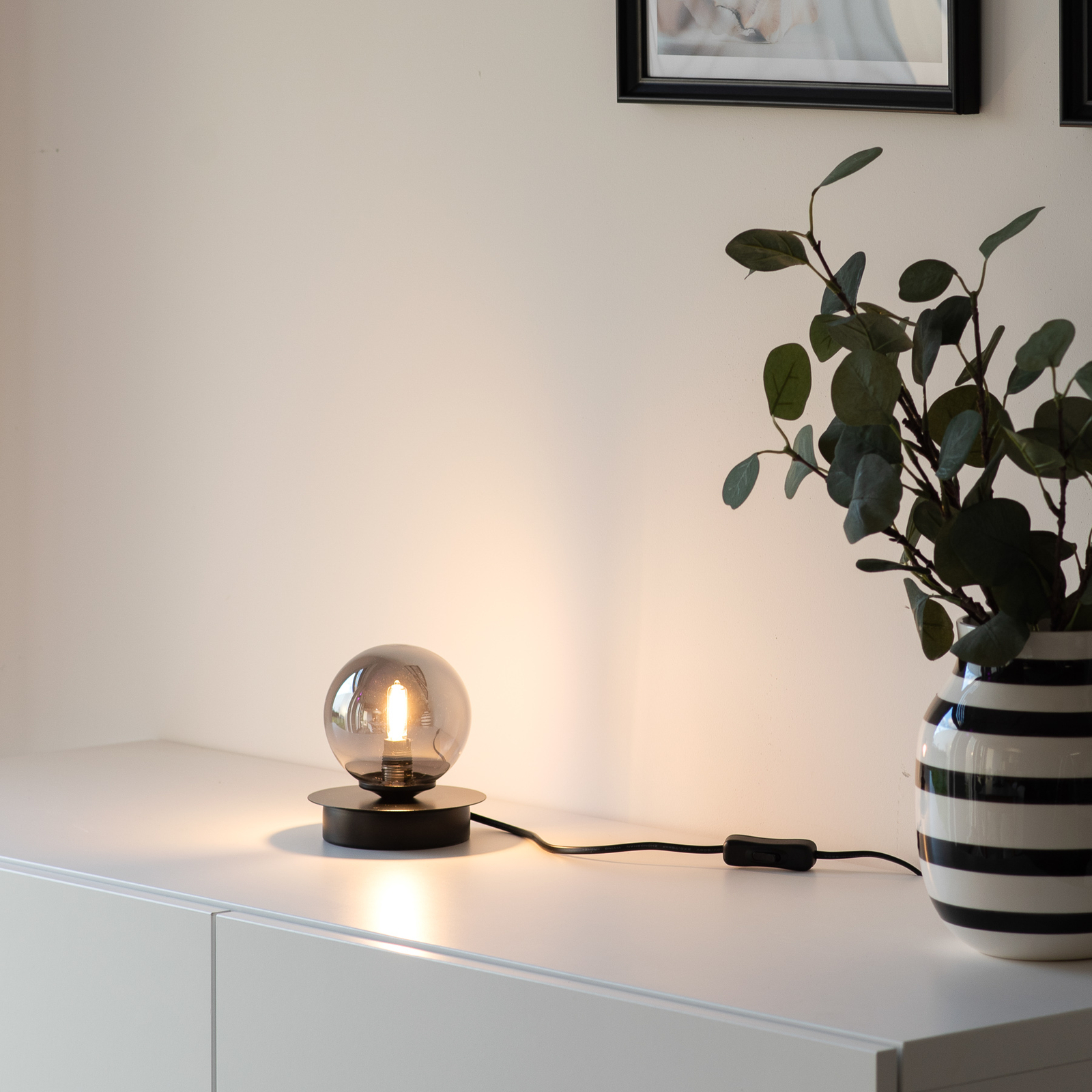 Paul Neuhaus Widow LED table lamp, one-bulb