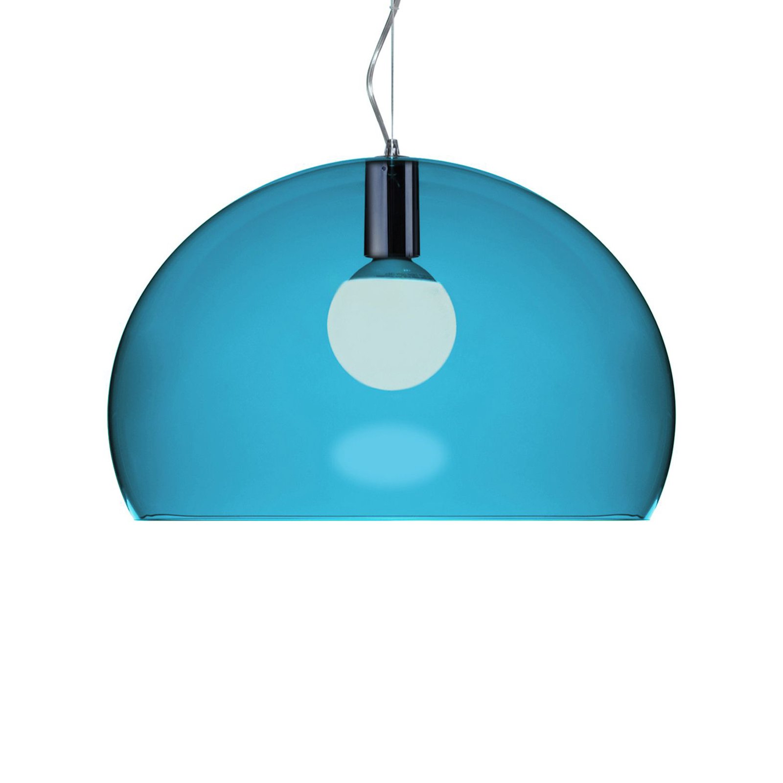 Kartell FL/Y - LED pendant light, petrol blue