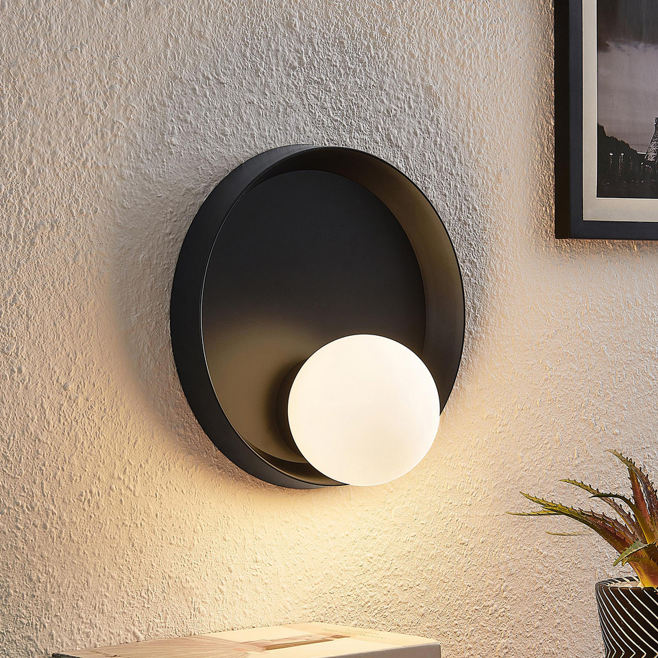 Lucande Andelina Vägglampa, svart från Lucande