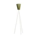 Oslo Wood Lampadaire Blanc/Vert - Northern