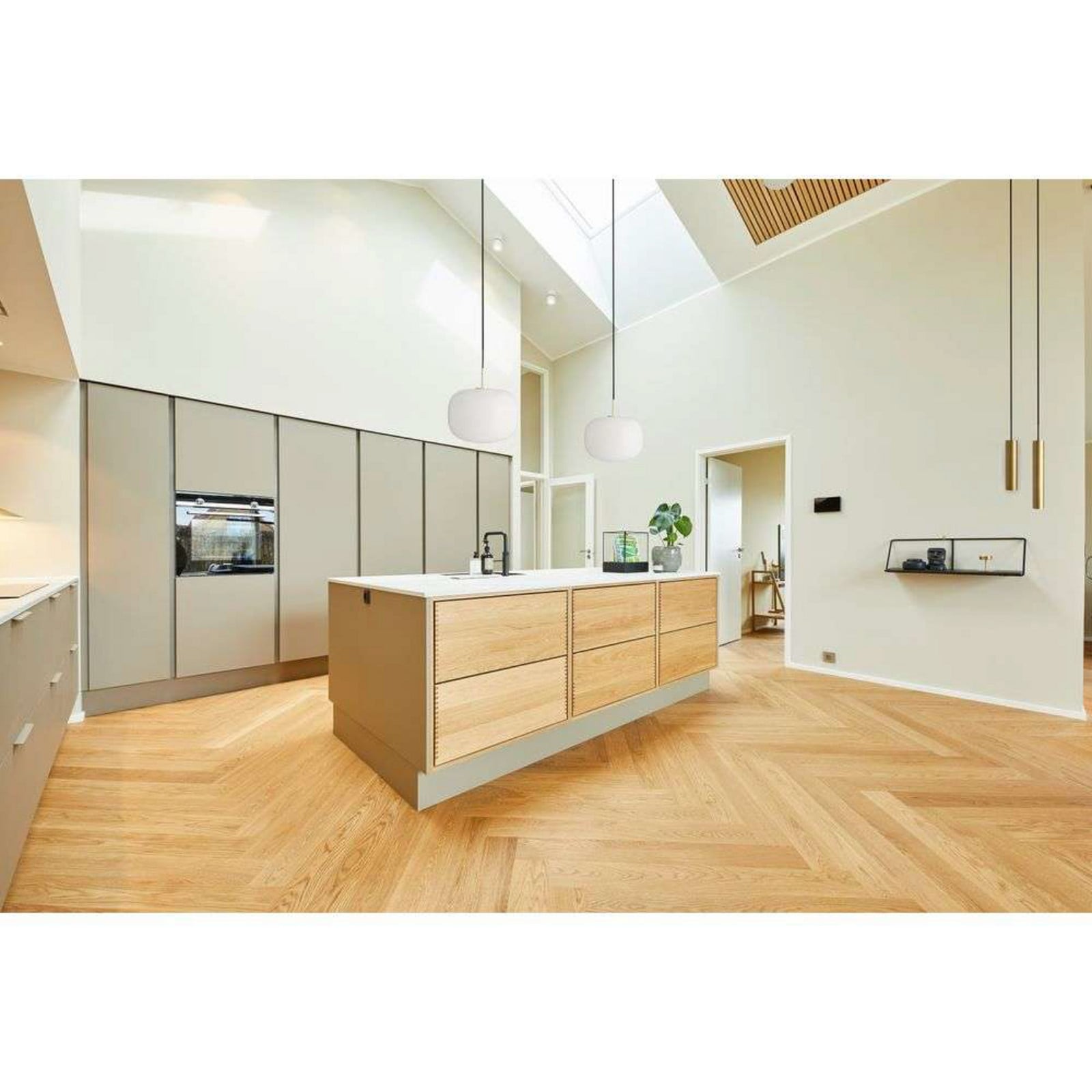 Cuscino Pendel Large Black/Brass ANTIDARK - Stue - Glas billede