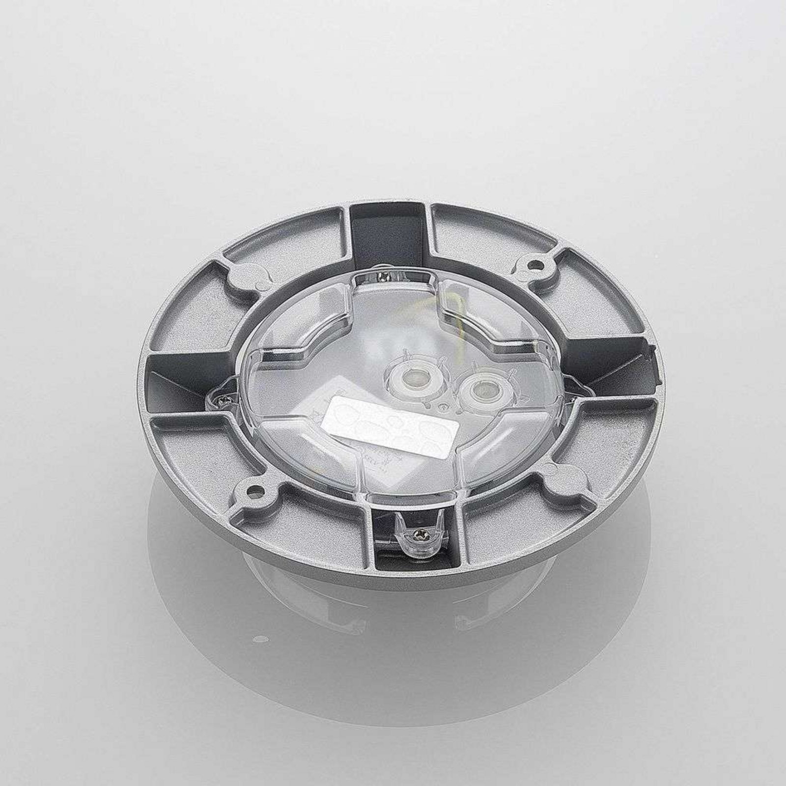 Jeffrey LED 4 Recessed Ground Spot Silver - Lucande