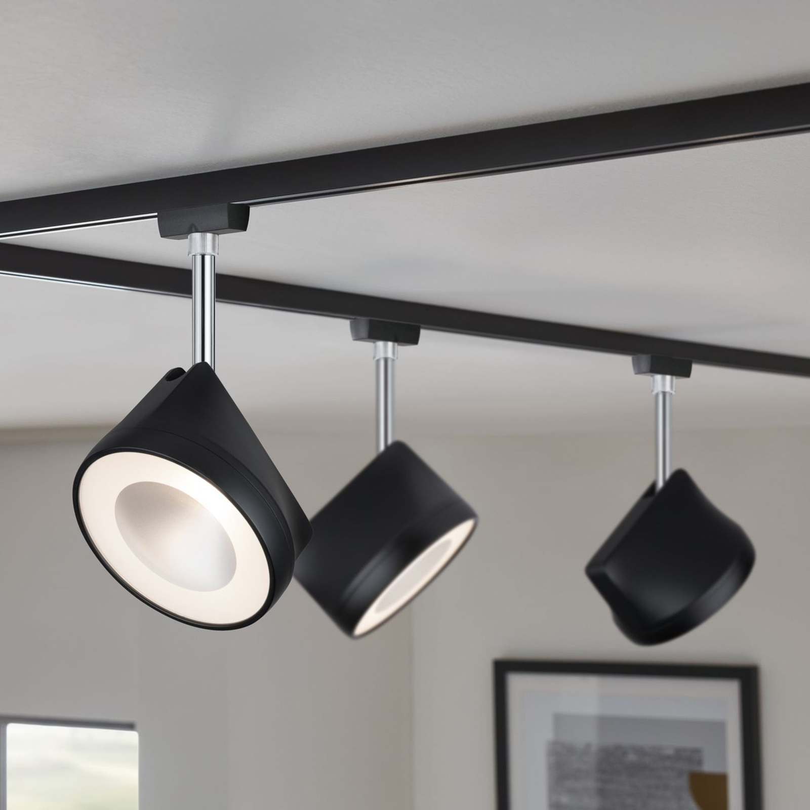 Paulmann URail LED-Spot Arena schwarz dimmbar