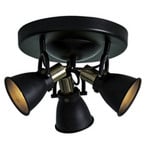 Alton 3 Loftlampe Black - Markslöjd