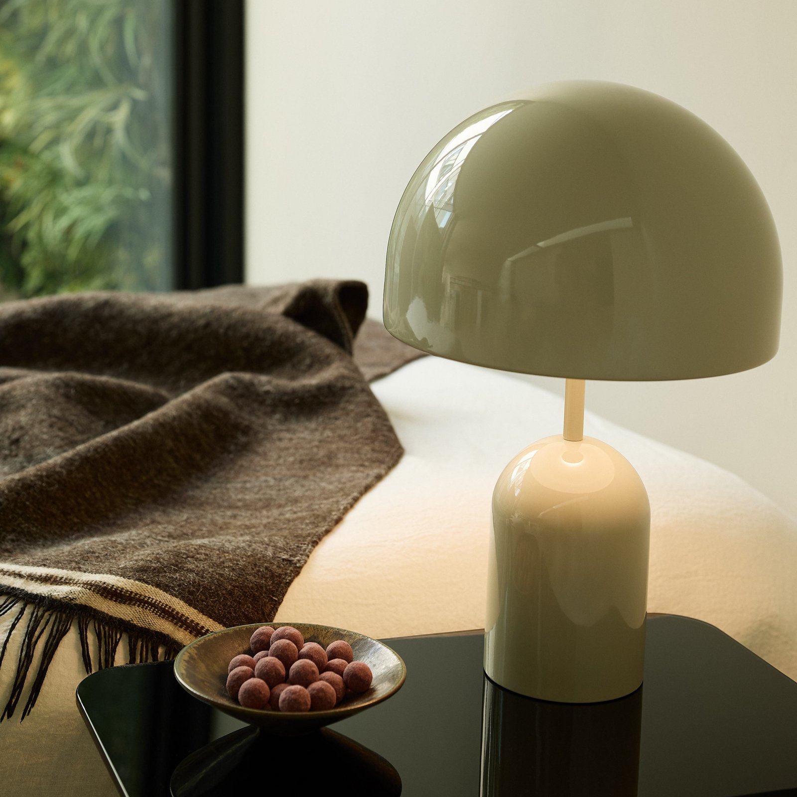 Bell Portable Candeeiro de Mesa H28 IP44 Grey - Tom Dixon