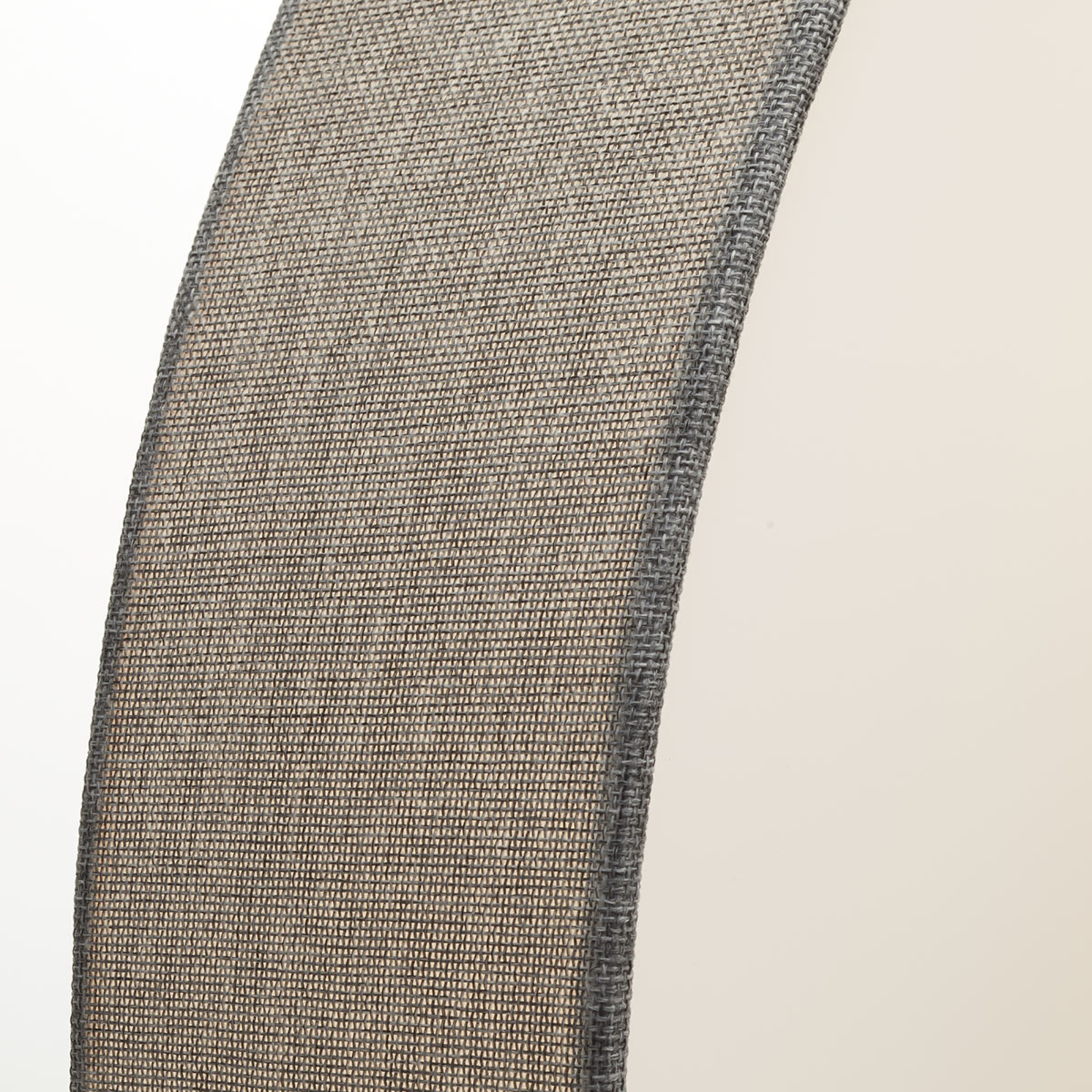 Sivé stropné svietidlo Pasteri s ľanovým tienidlom 76 cm