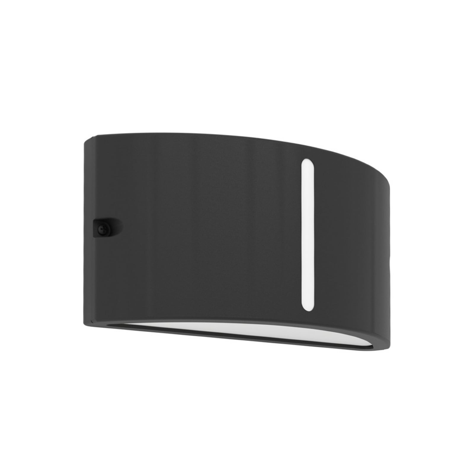 EGLO buitenwandlamp POGGIARELLO, zwart, sleuf 22 cm, IP54