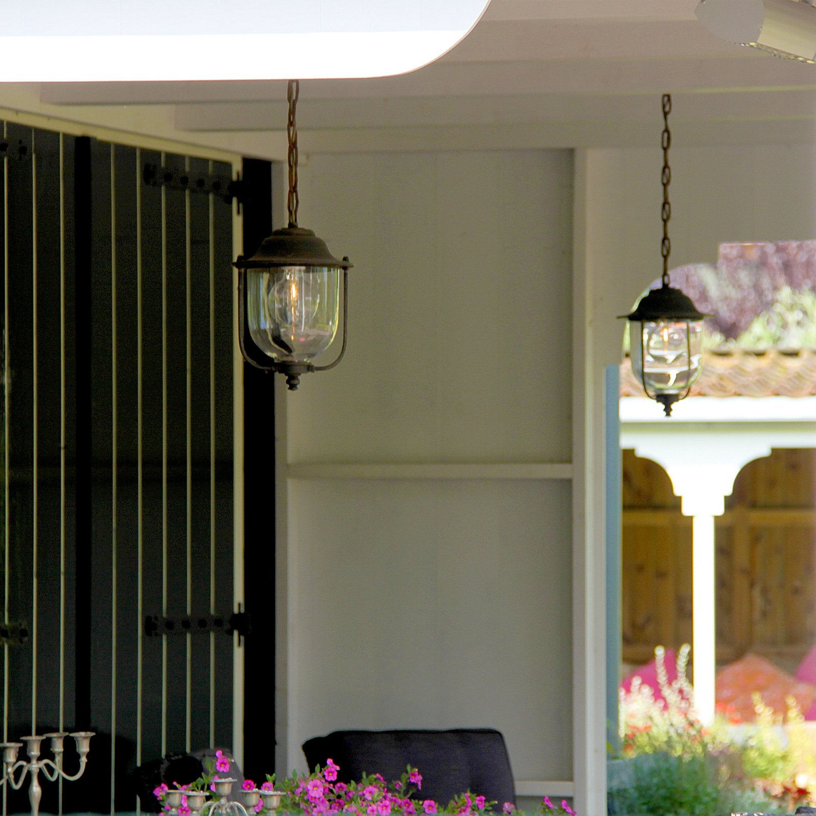 LINDAU - Pendelleuchte außen mit Ketten-Aufhängung