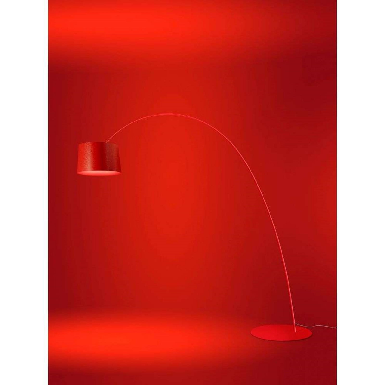 Twiggy Elle Gulvlampe Tunable White Crimson Foscarini - Stue - Metal