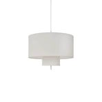 Margin Pendant Light Ø90 White Canvas - New Works