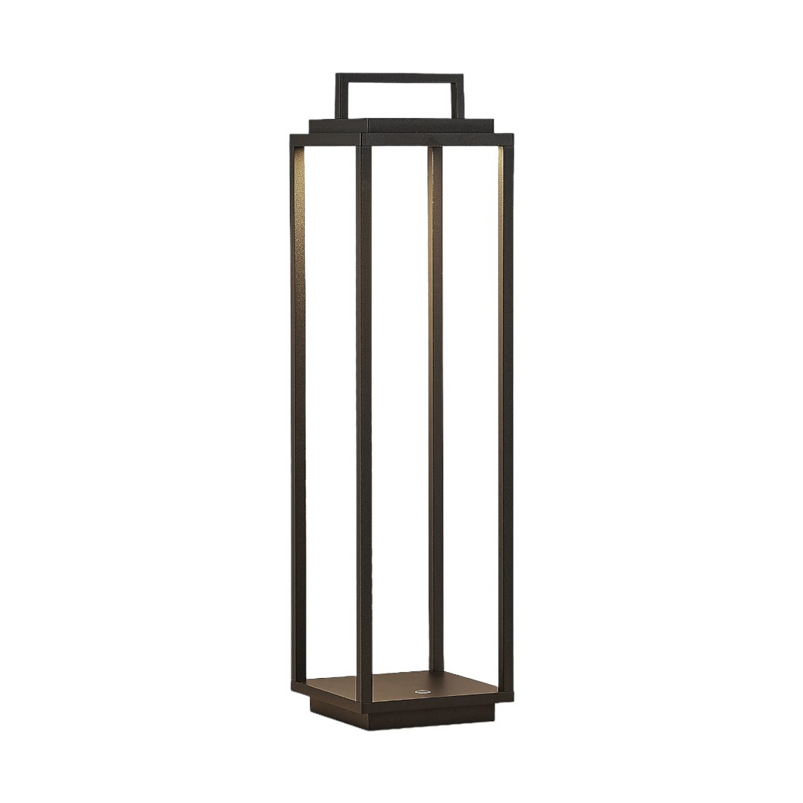 Lucande LED-Außenleuchte Elaja, schwarz, Akku, USB, dimmbar