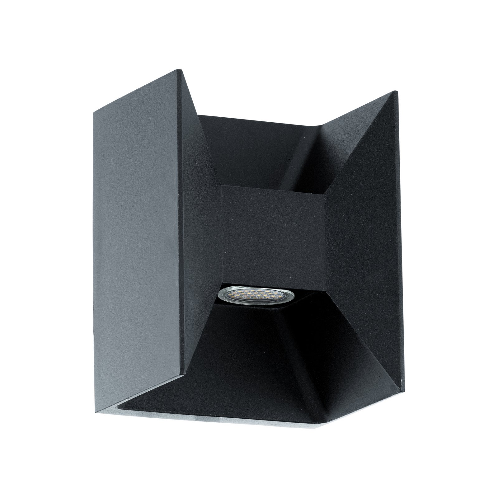 LED-Außenwandlampe Morino, weiß, Höhe 18 cm, Metall