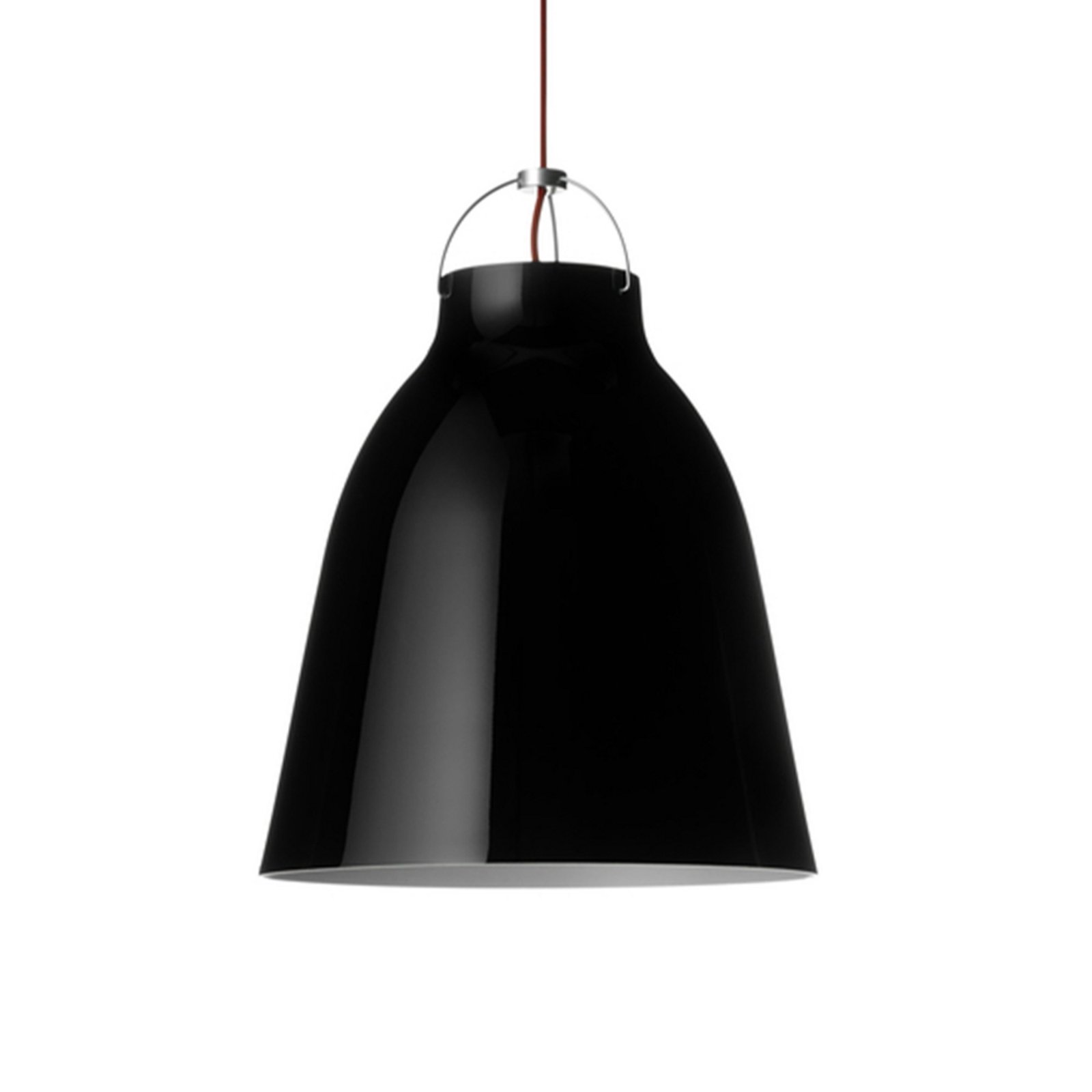 Caravaggio™ P3 Závěsná Lampa Čierna - Fritz Hansen