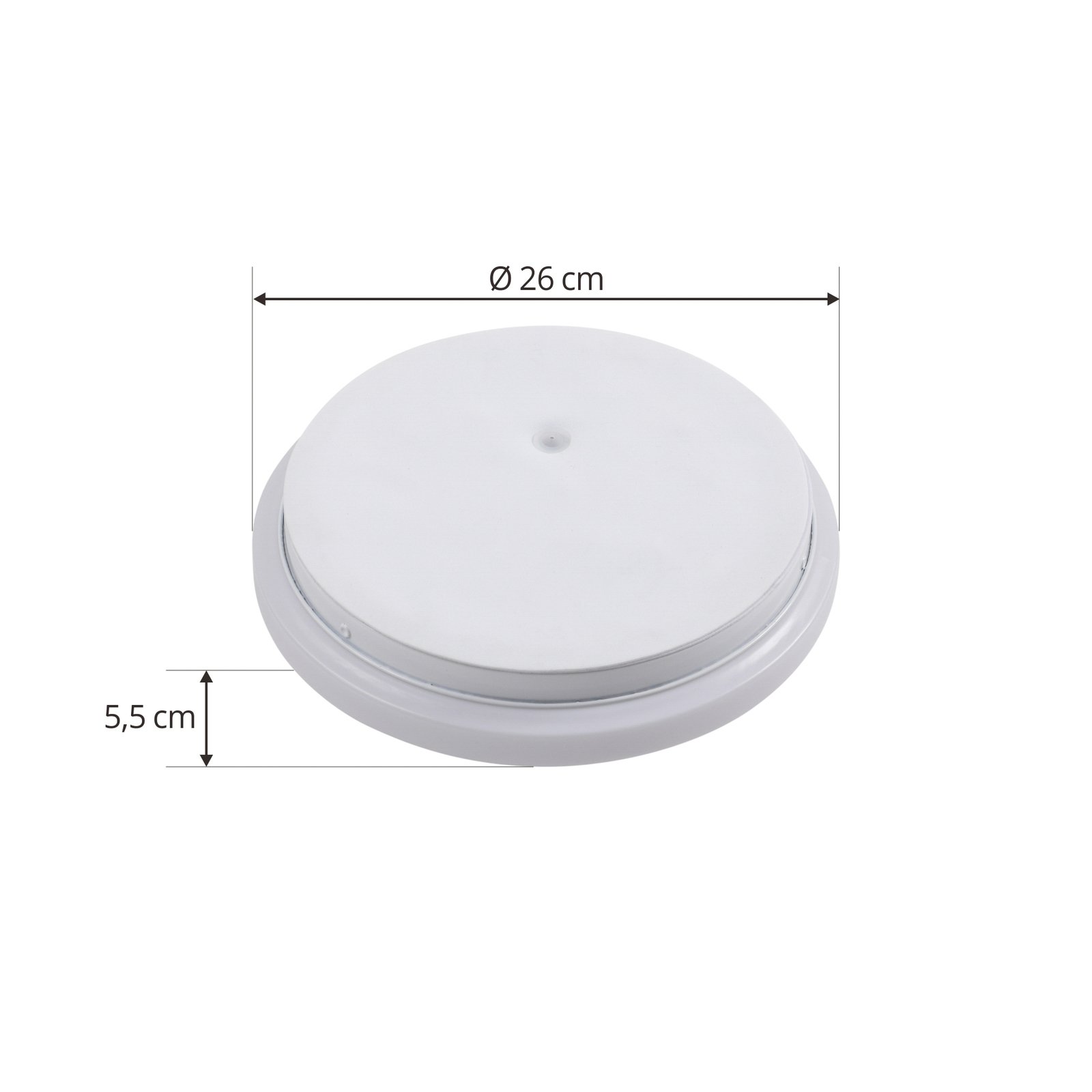 Doki LED Stropní Lampa 4.000K Ø26 IP44 Bílá - Lindby