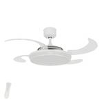 Beacon LED ceiling fan Fanaway Evo 1 white 121 cm quiet