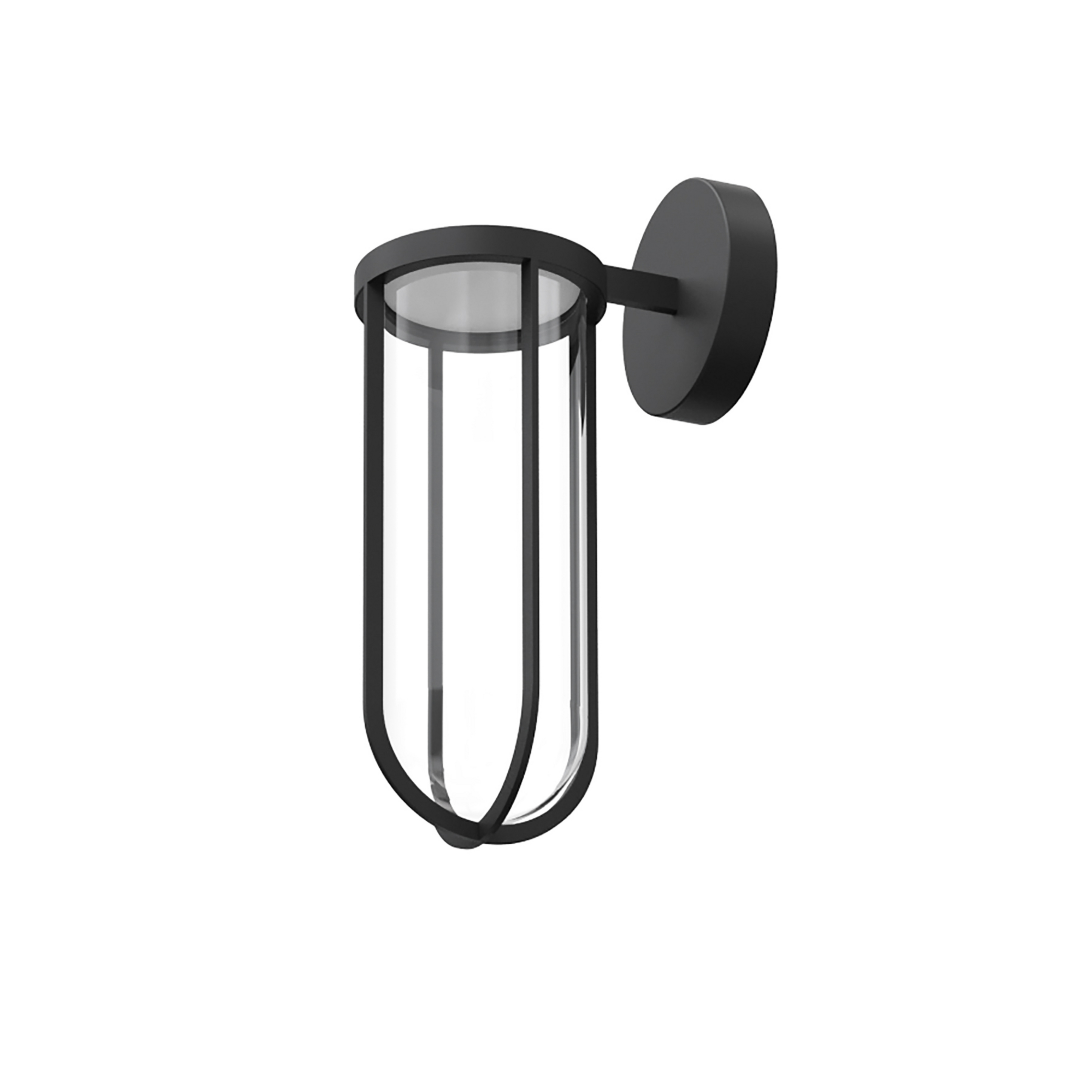FLOS In Vitro Wall Wandleuchte, 2.700 K, schwarz