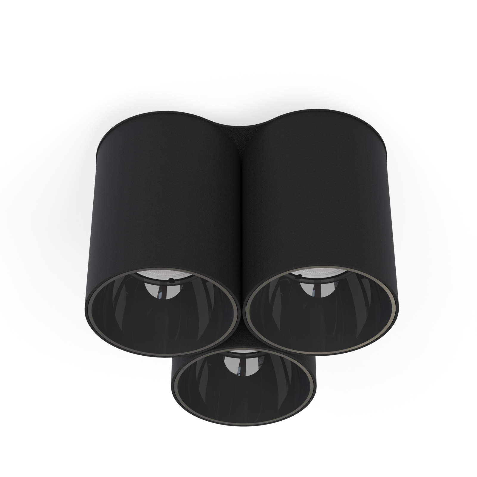 Plafondlamp Eye Tone III, zwart