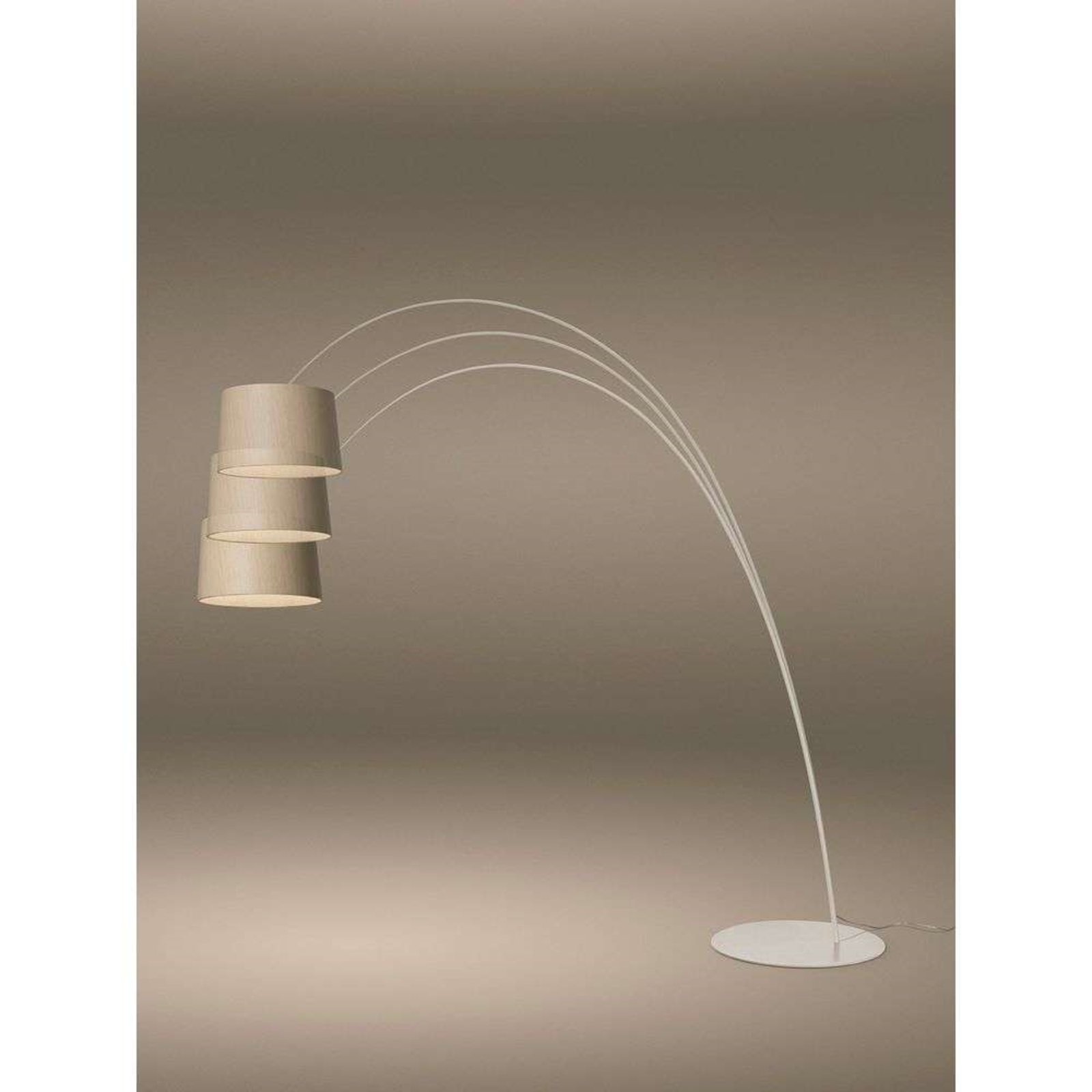 Twiggy Elle Drvo Podna lampa Tunable Bijela Greige - Foscarini