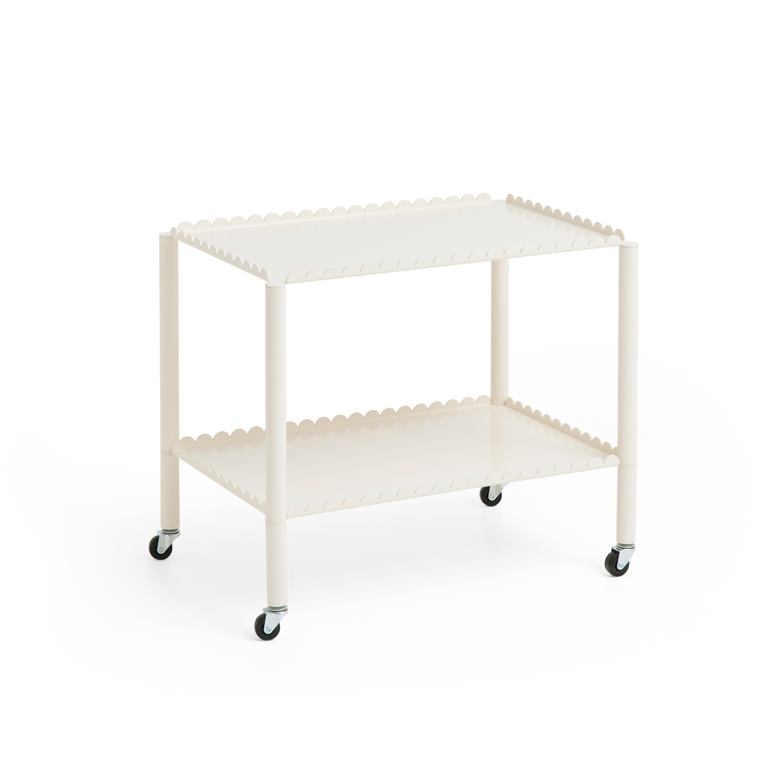 Arcs Trolley rullapöytä, kermanvalkoinen, korkeus 53,5 cm - HAY