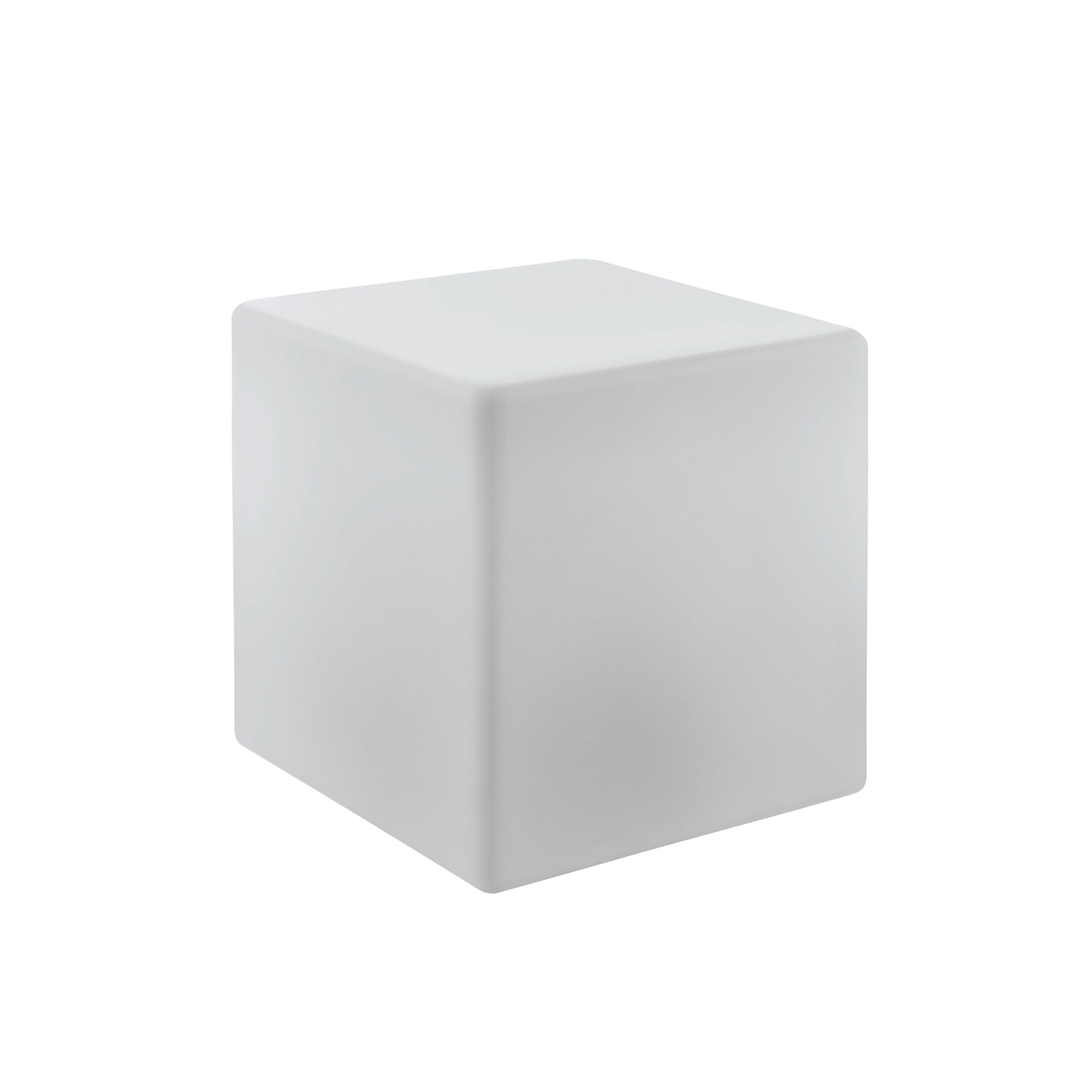 Ulkovalaisin Bottona cube E27 valkoinen, 30 x 30cm