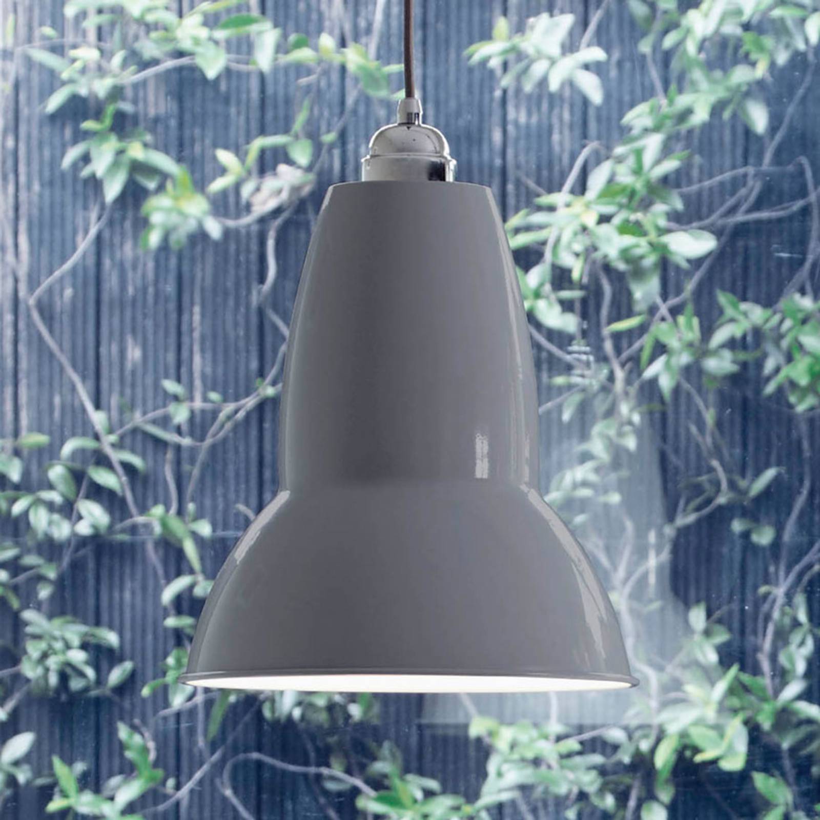 Anglepoise Original 1227 Maxi pendant lamp grey, for Living / Dining Room, steel, E27, 20 W, energy efficiency: A++, H: 30 cm