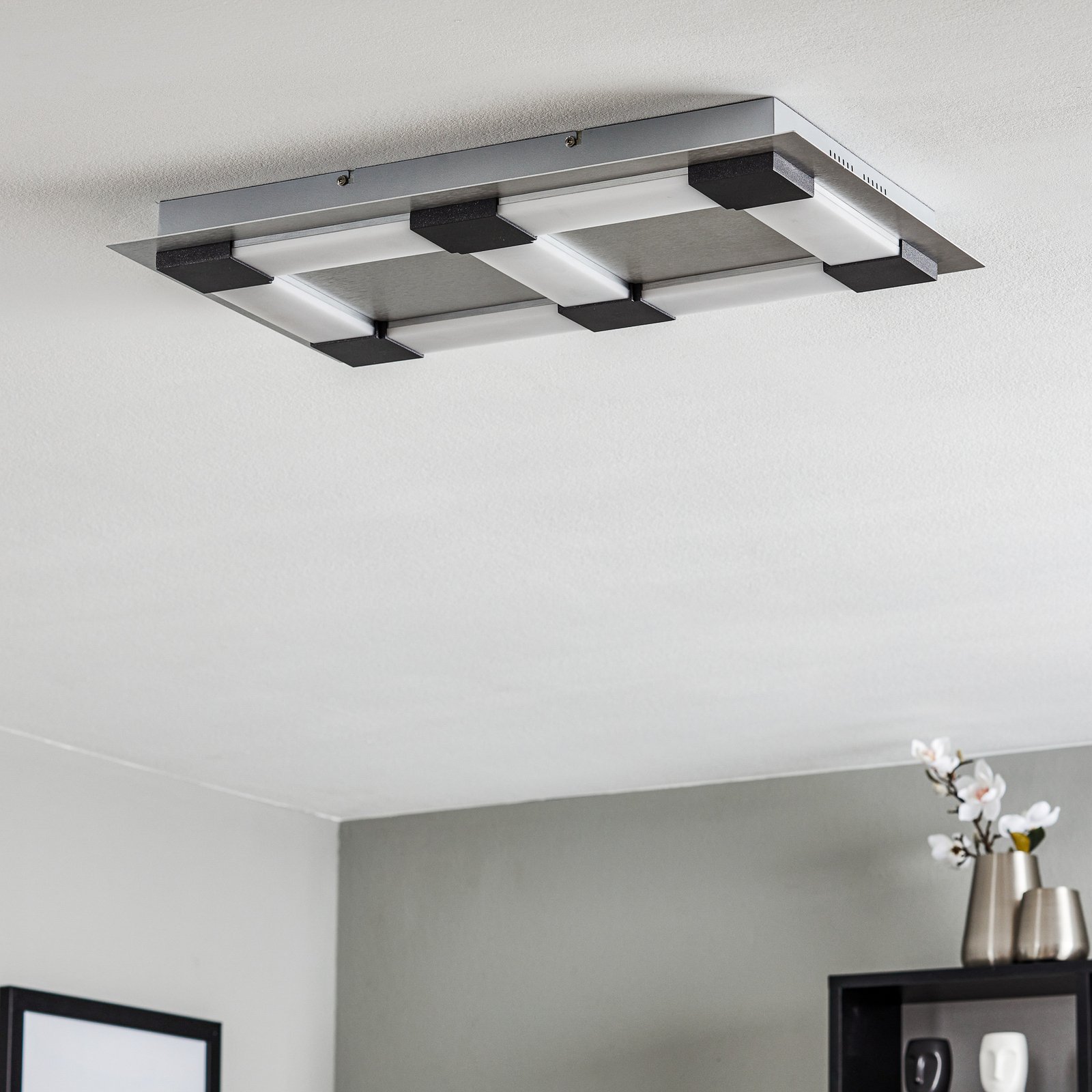 Bopp Plain LED ceiling lamp 60x36cm smart control