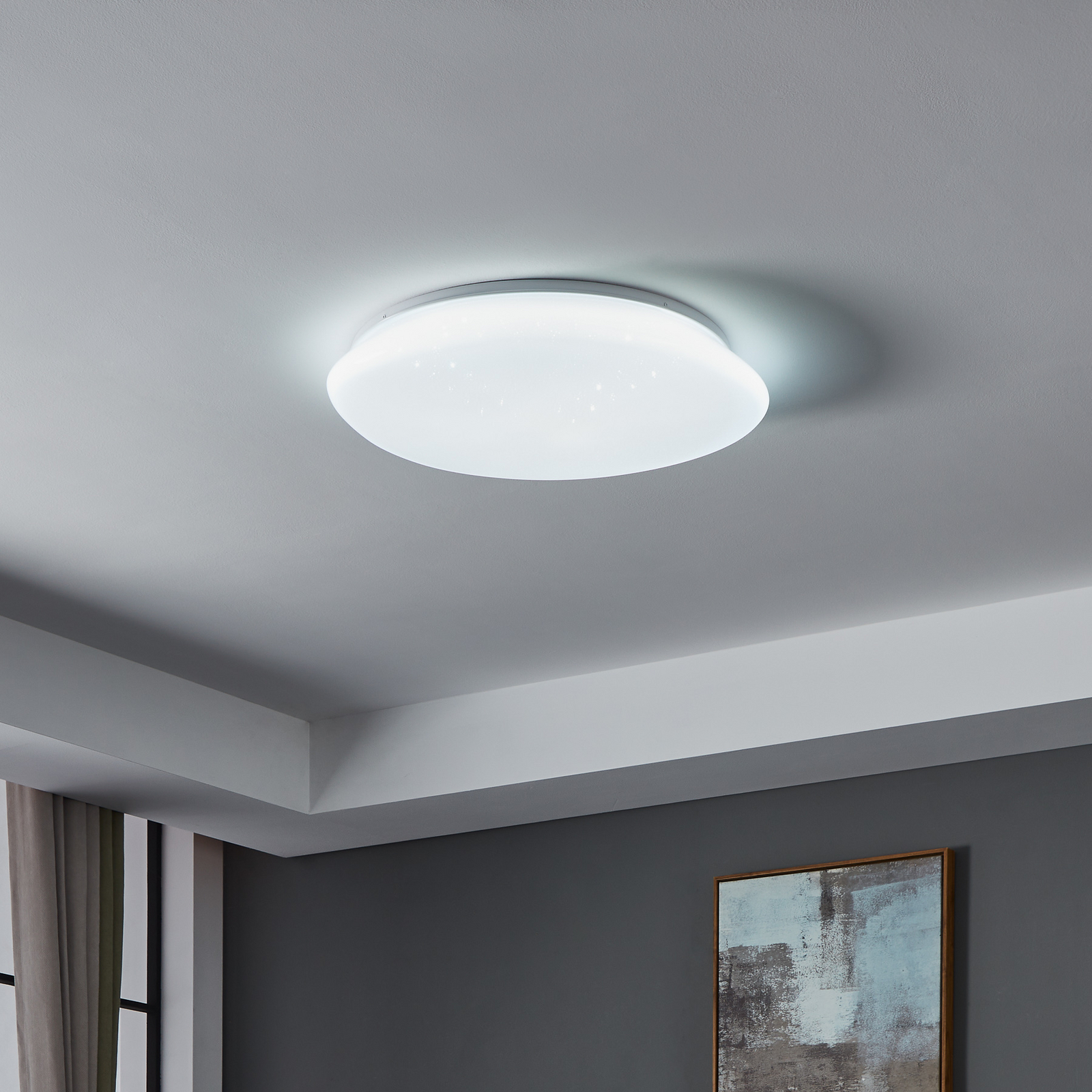 EGLO connect Sileras-Z LED stropna svetilka Ø60cm