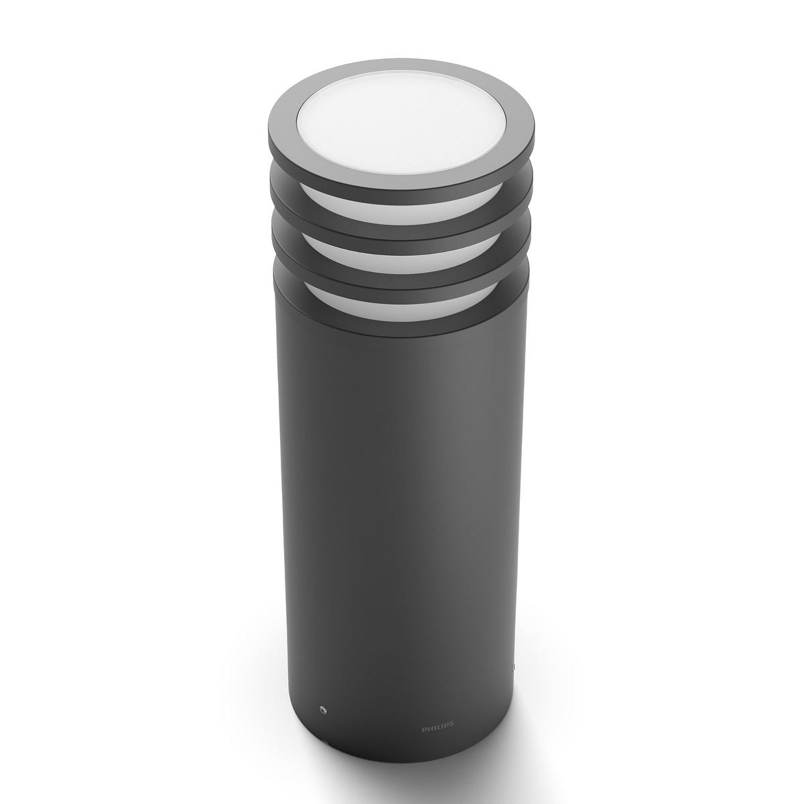 Lampa cokołowa LED Philips Hue Lucca, czarna, RGBW smart, IP44